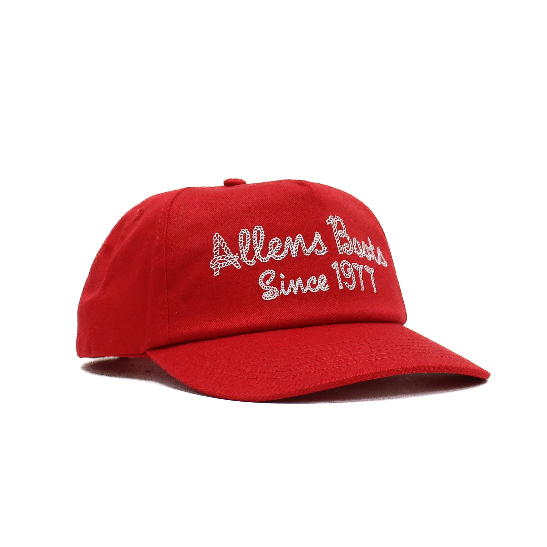 Allens Cap - Allens Rope Font - Red