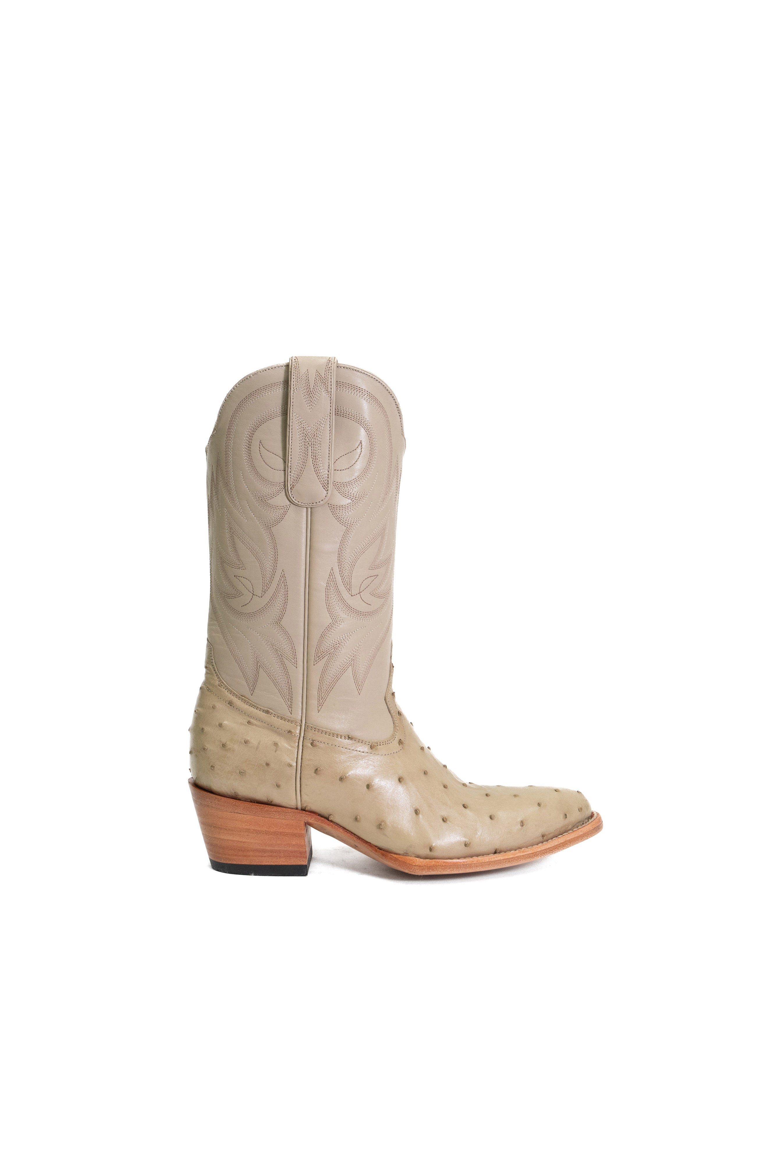 Allens Brand - Kim Full Quill Ostrich - White