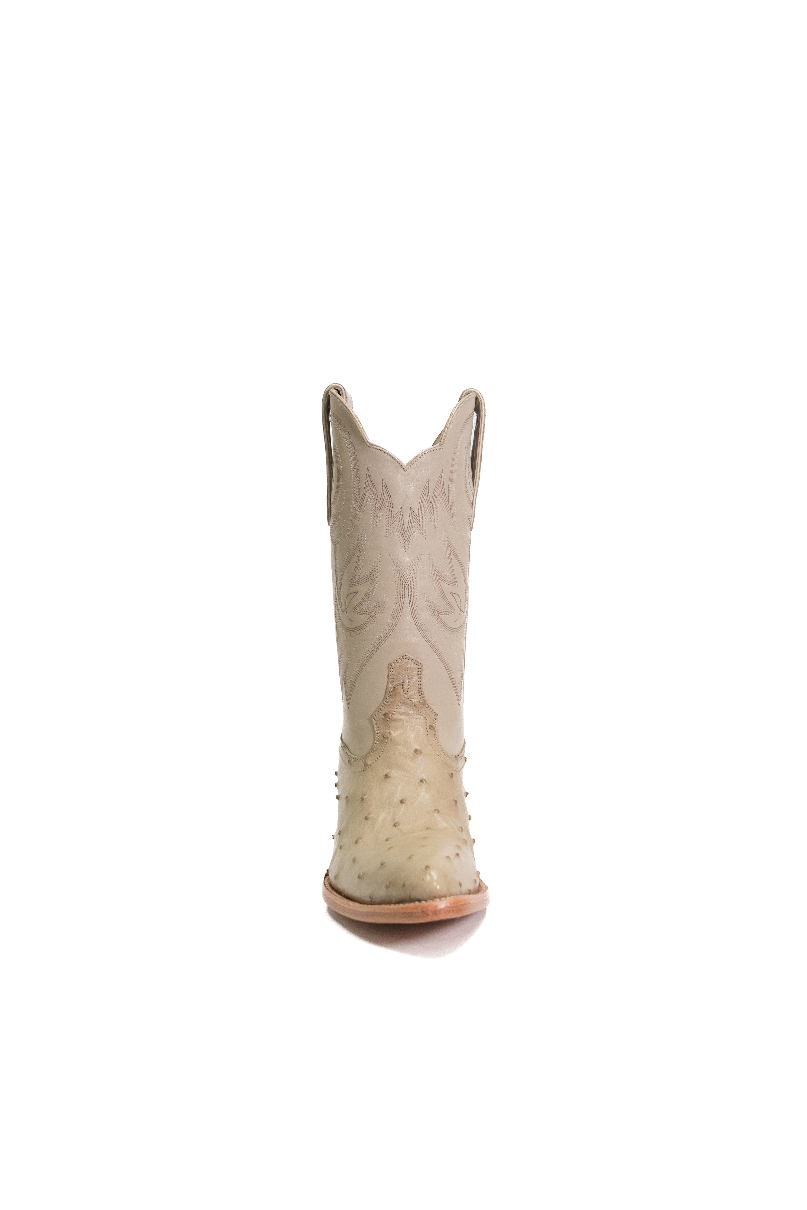 Allens Brand - Kim Full Quill Ostrich - White