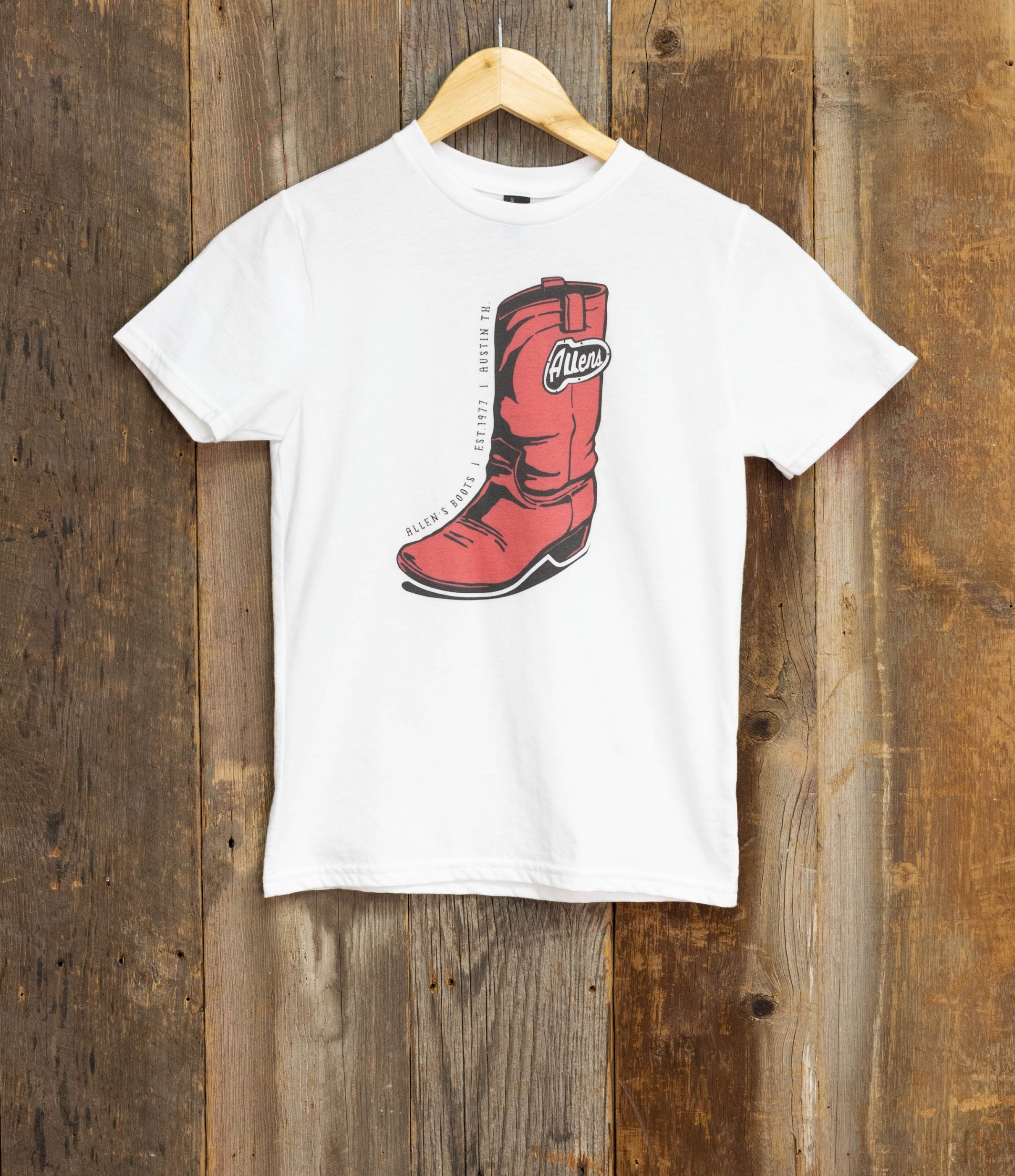 Allens Shirt - Boot Tee (Kids) - White