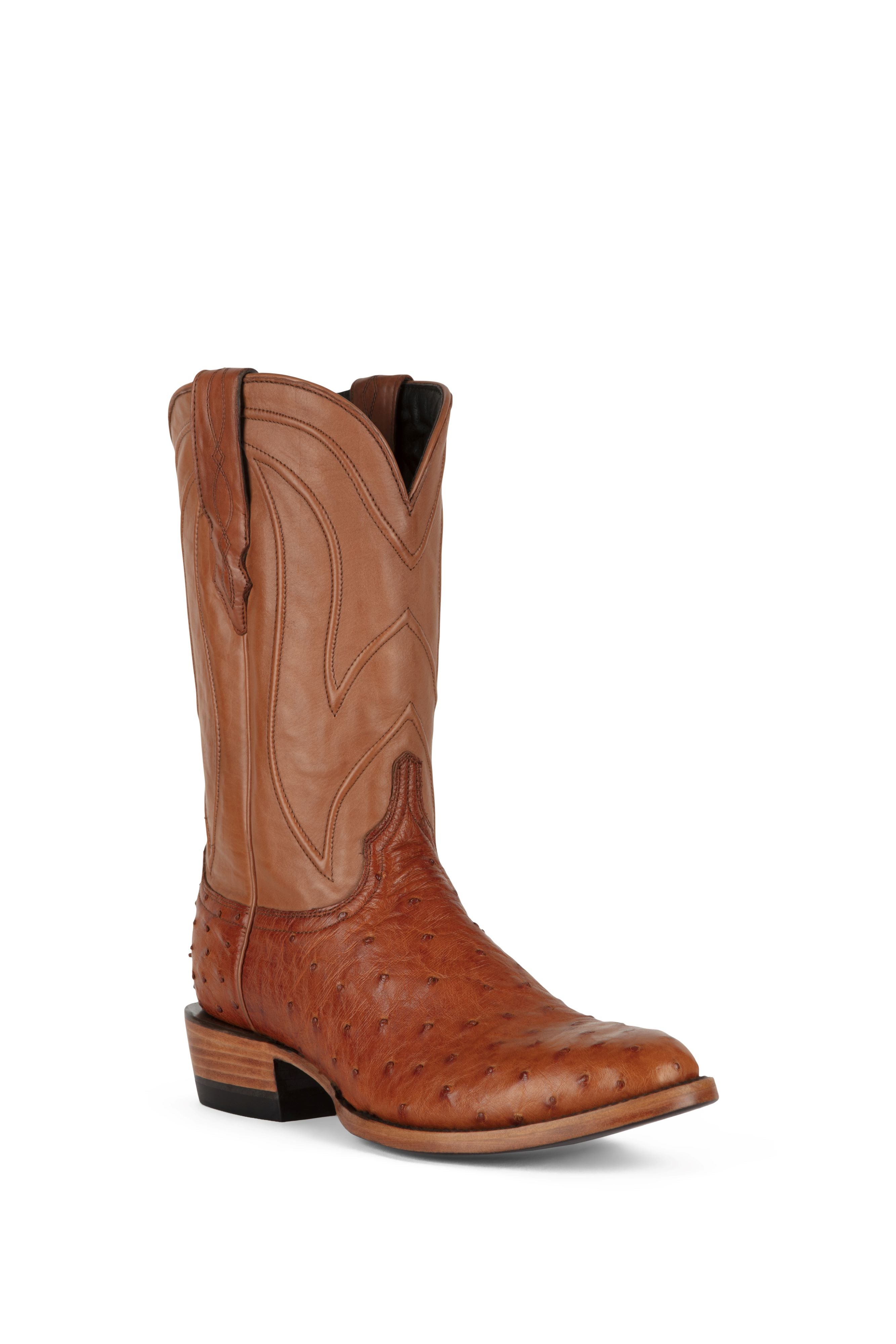 Allens Brand - Full Quill Ostrich - Brandy