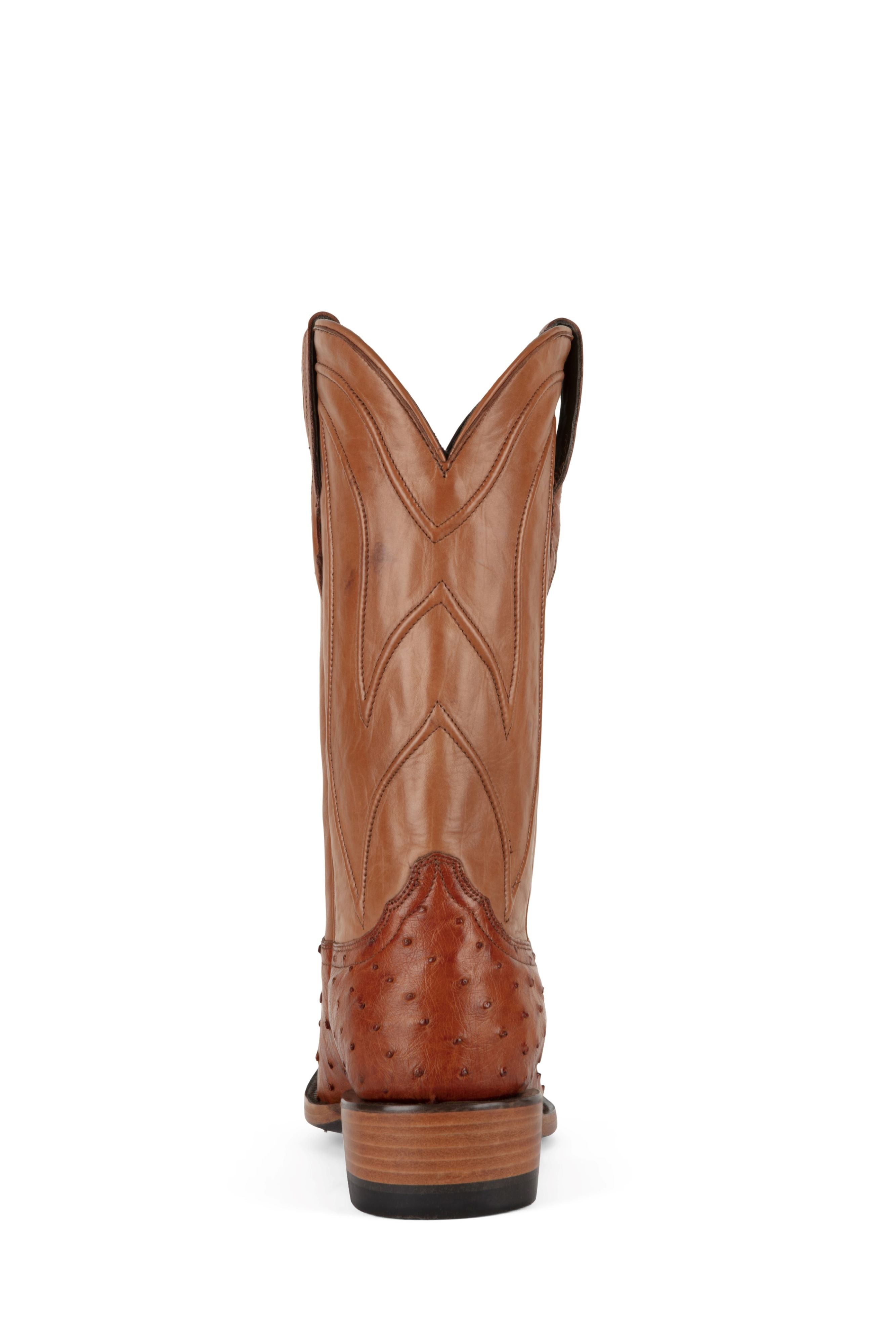 Allens Brand - Full Quill Ostrich - Brandy
