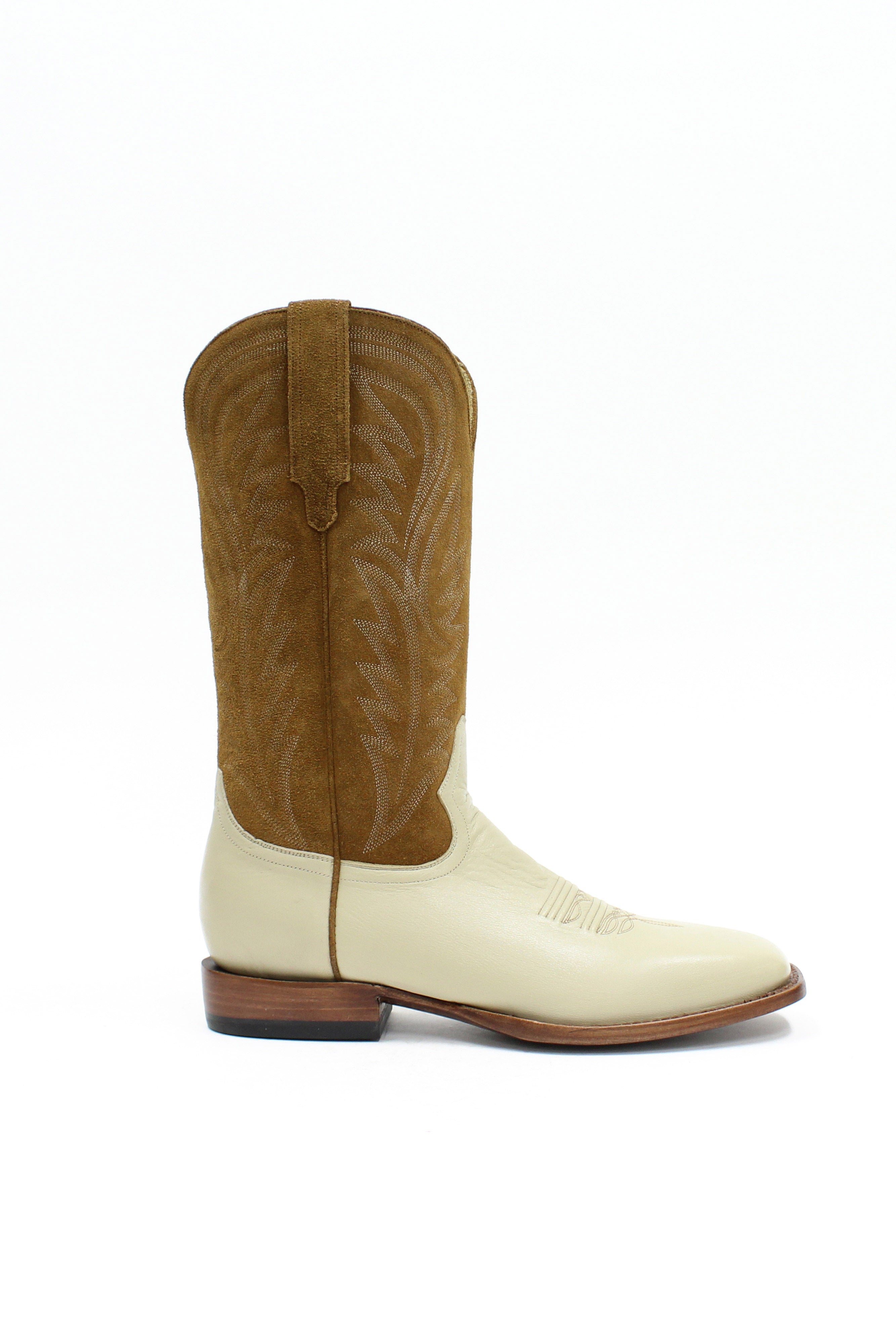 Allens Brand - Brady - Square Toe - Hueso/Golden Suede