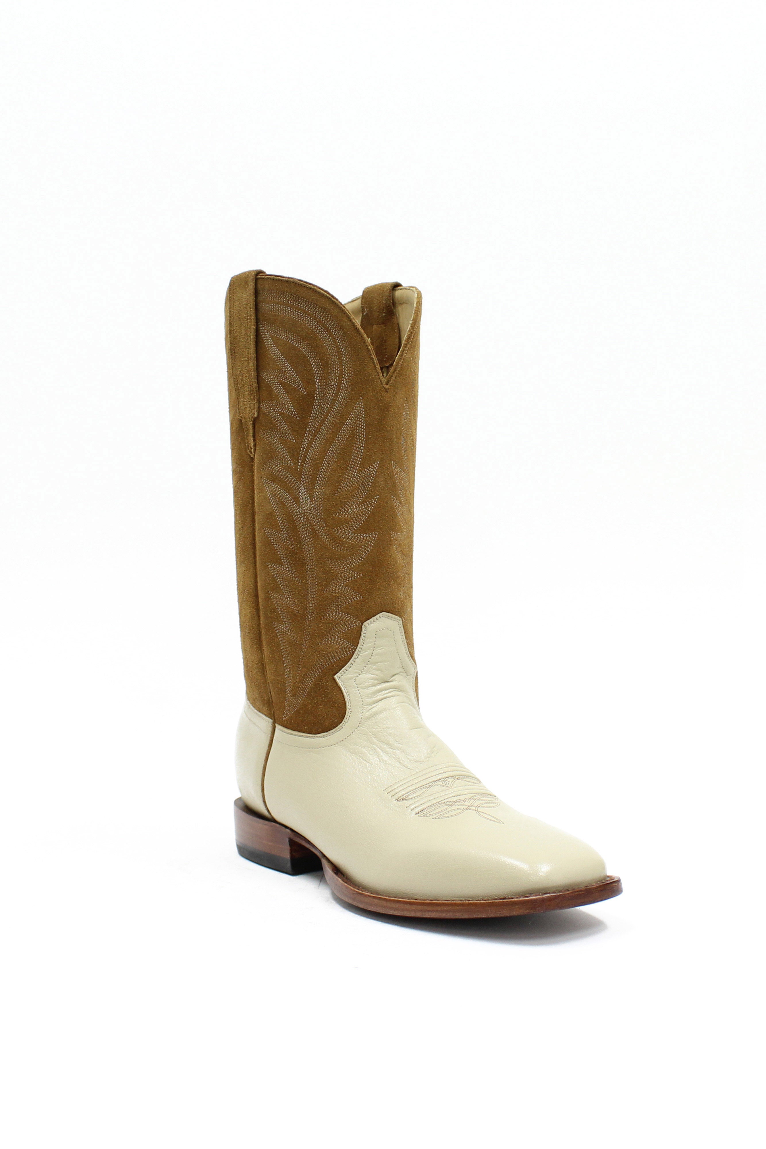 Allens Brand - Brady - Square Toe - Hueso/Golden Suede