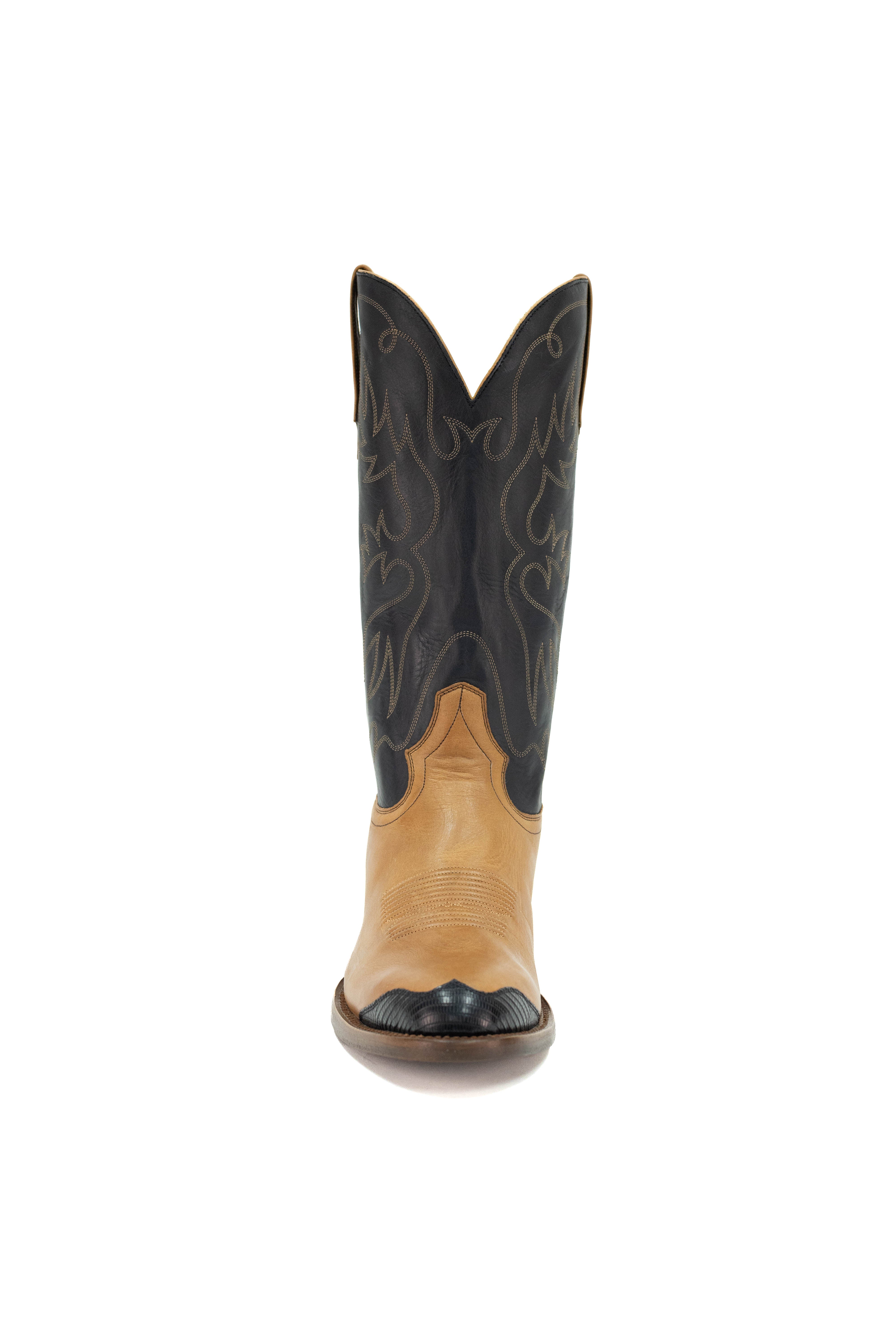 Allens Brand - Bud - Round Toe - Whiskey/Black - MAL-2033-2