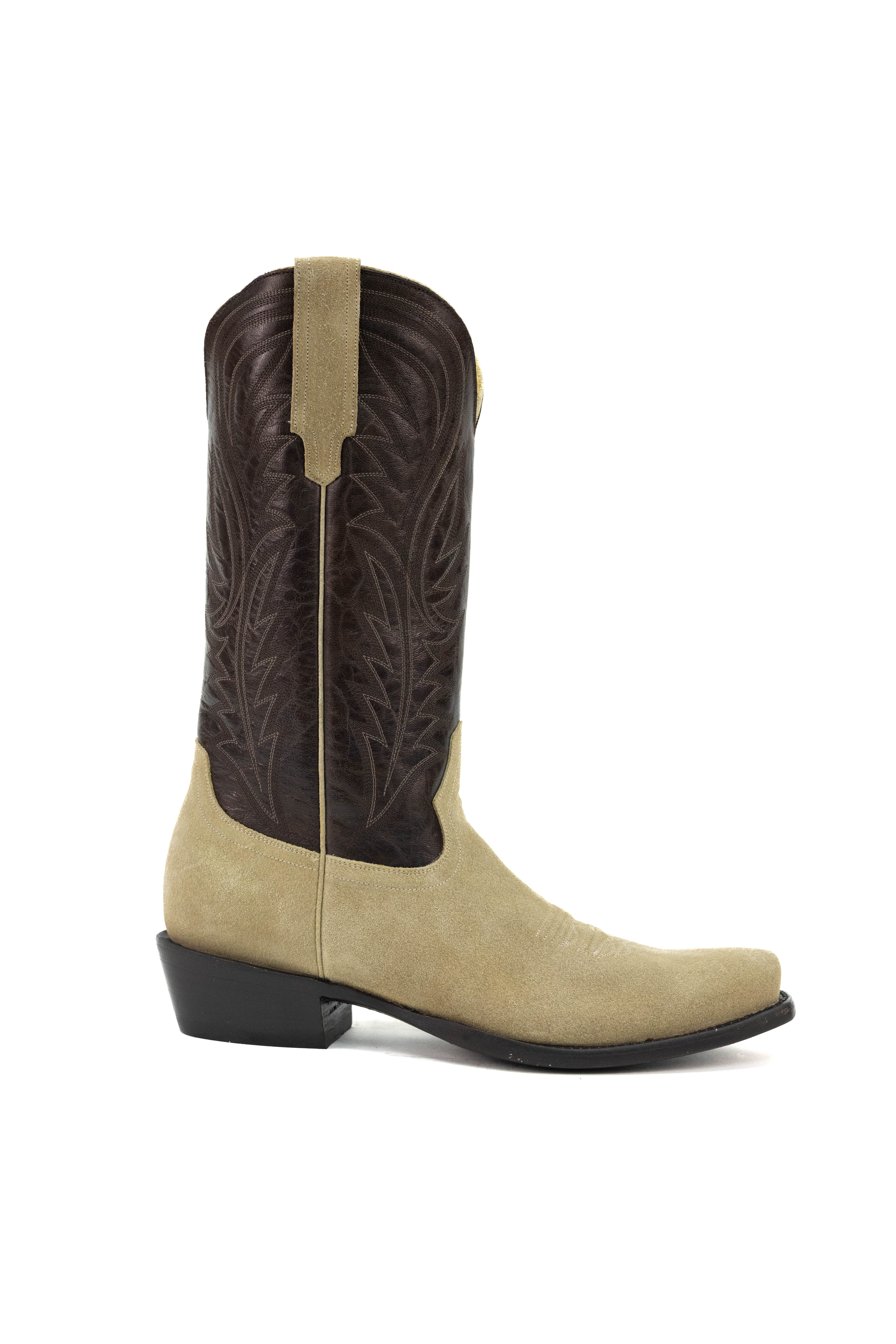 Allens Brand - Brady - River Rock Suede/Chocolate