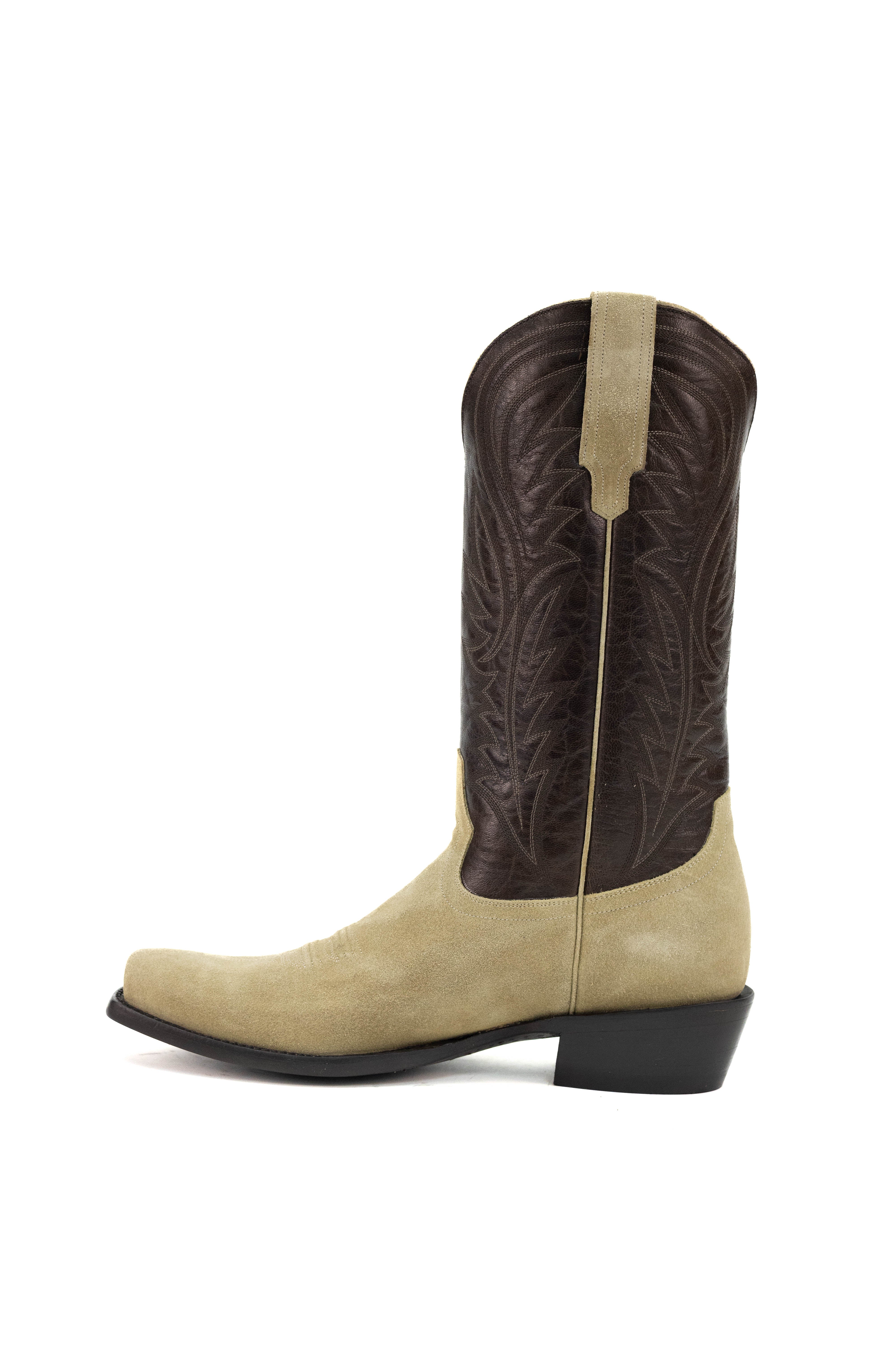 Allens Brand - Brady - River Rock Suede/Chocolate