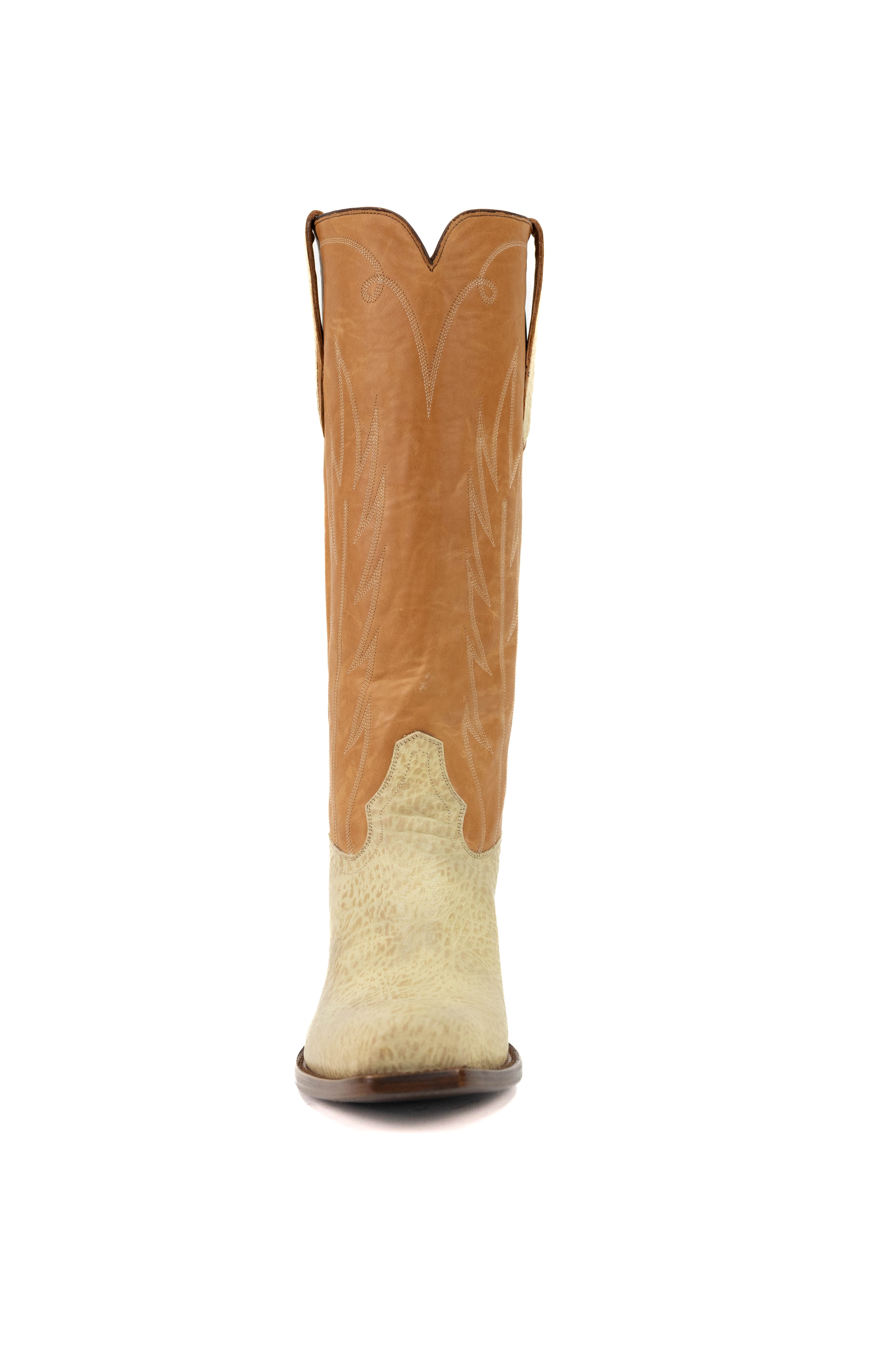 Allens Brand - Gaucho 15" - Cutter Toe - Cream/Whiskey