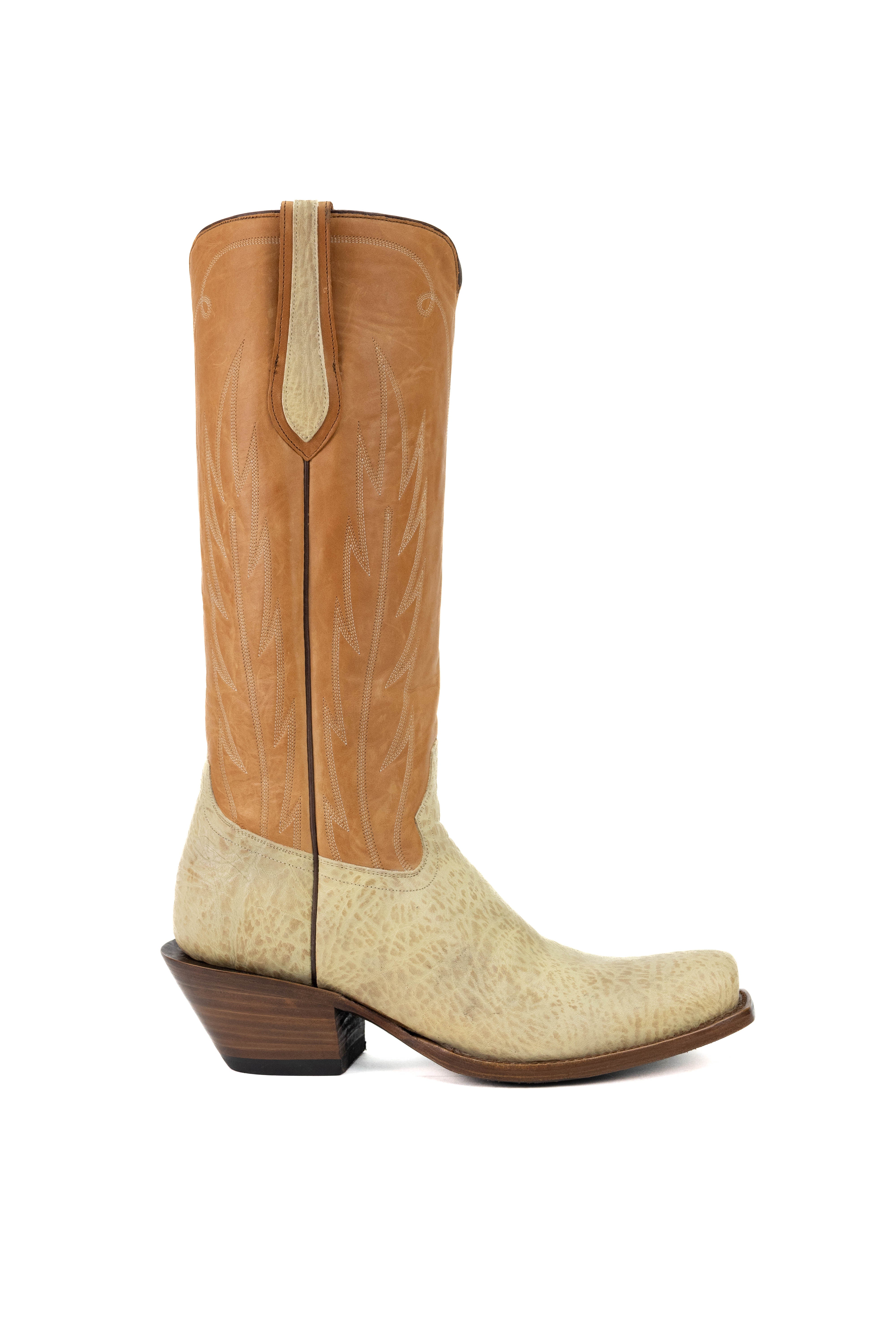 Allens Brand - Gaucho 15" - Cutter Toe - Cream/Whiskey