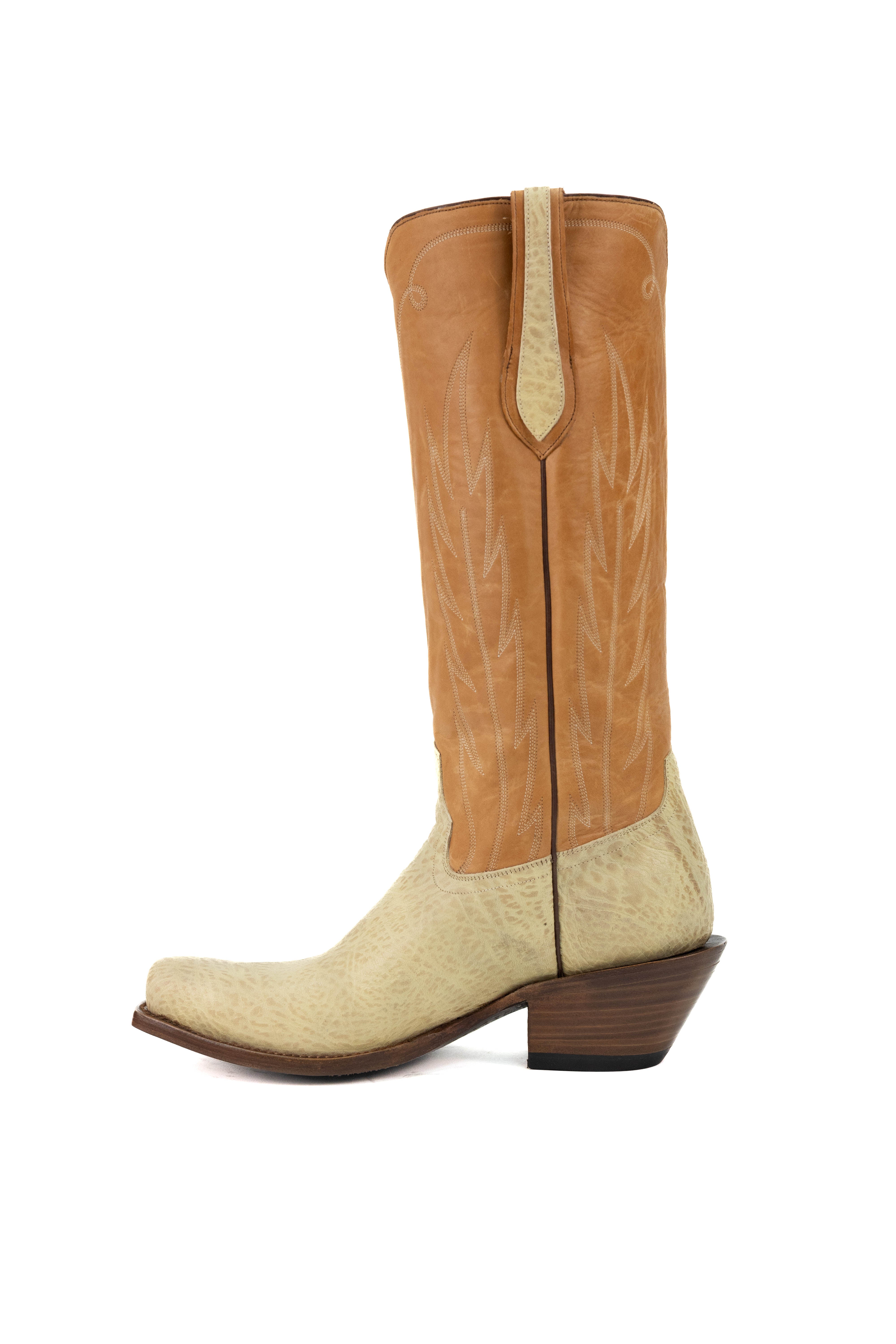 Allens Brand - Gaucho 15" - Cutter Toe - Cream/Whiskey