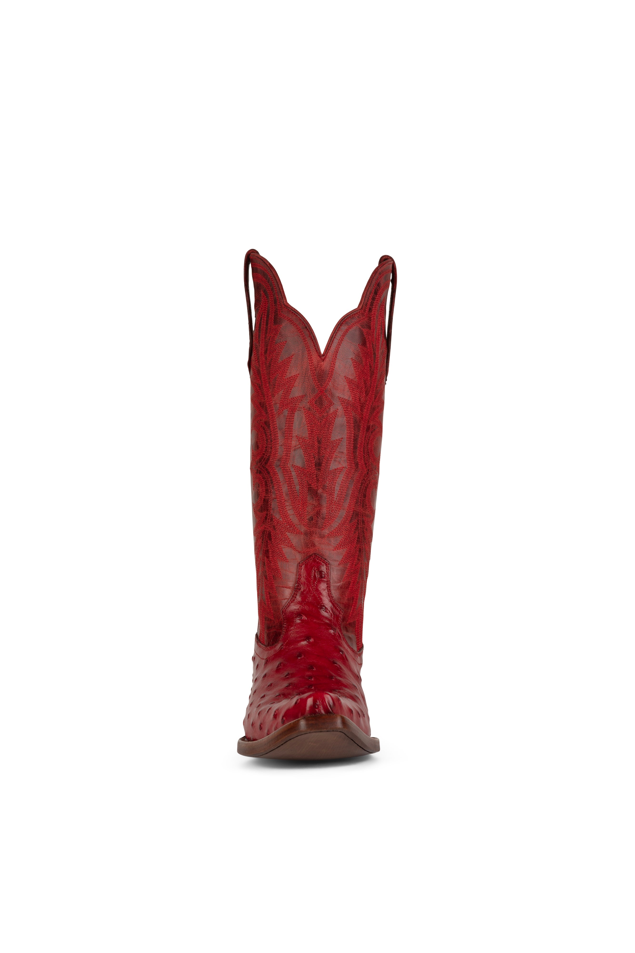 Allens Brand - Chloe Full Quill Ostrich - Red