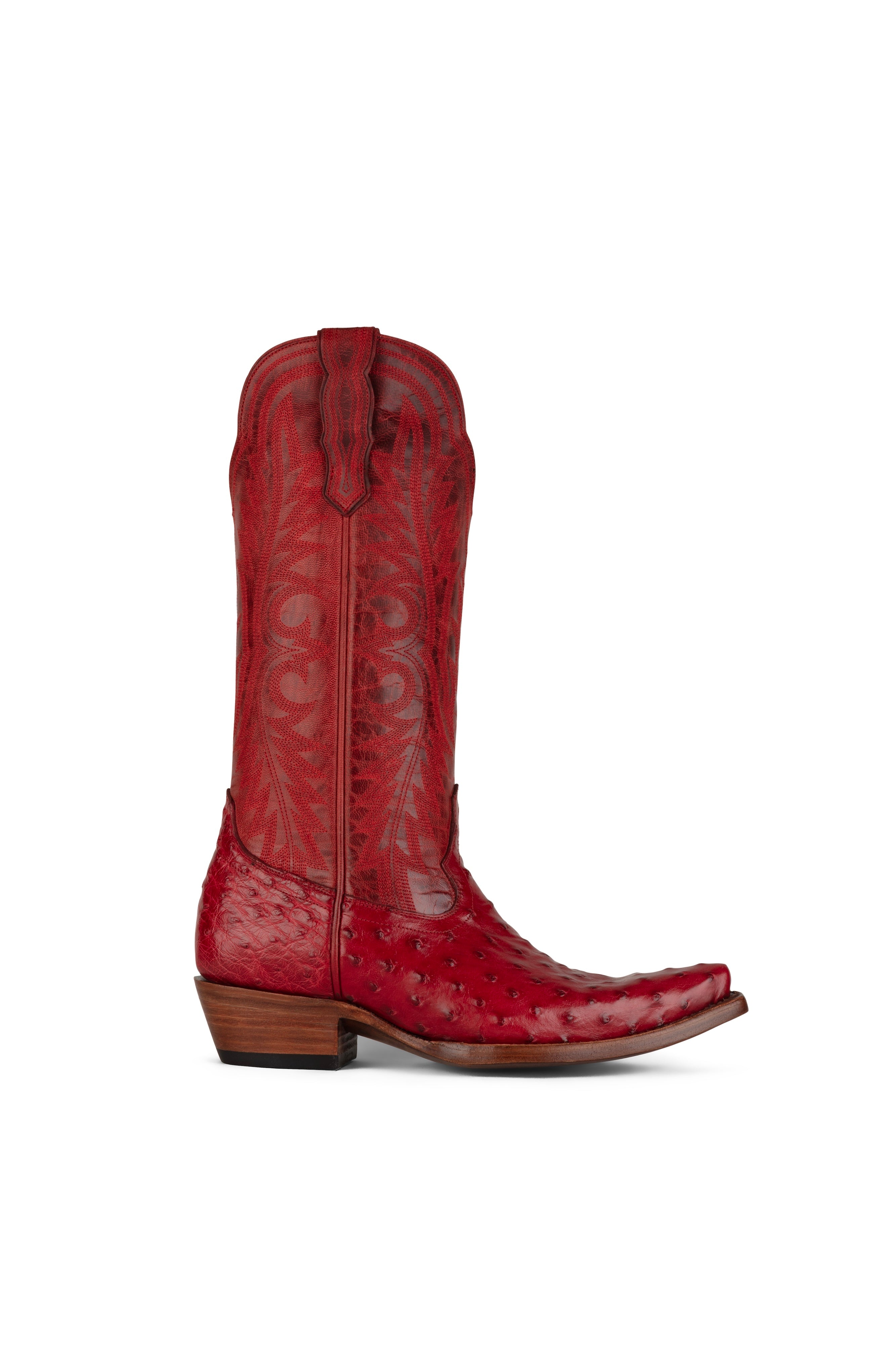 Allens Brand - Chloe Full Quill Ostrich - Red