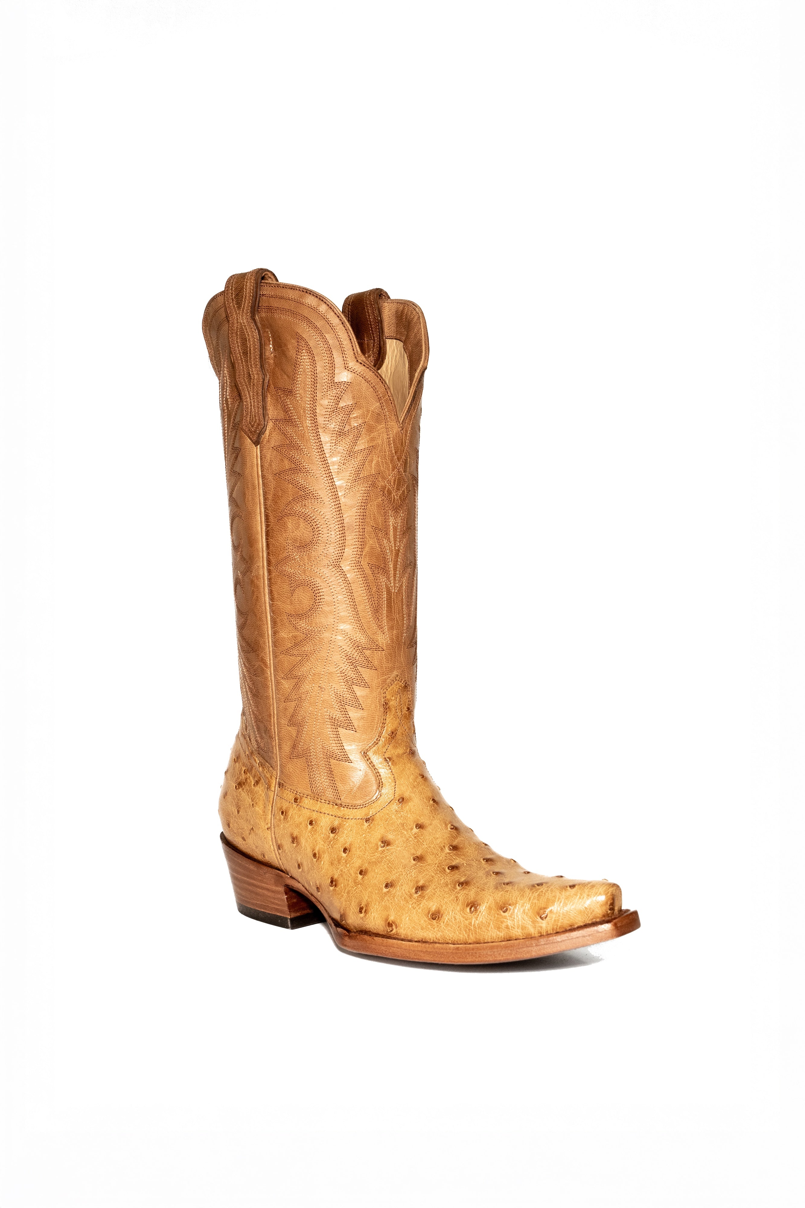 Allens Brand - Chloe Full Quill Ostrich - Umber