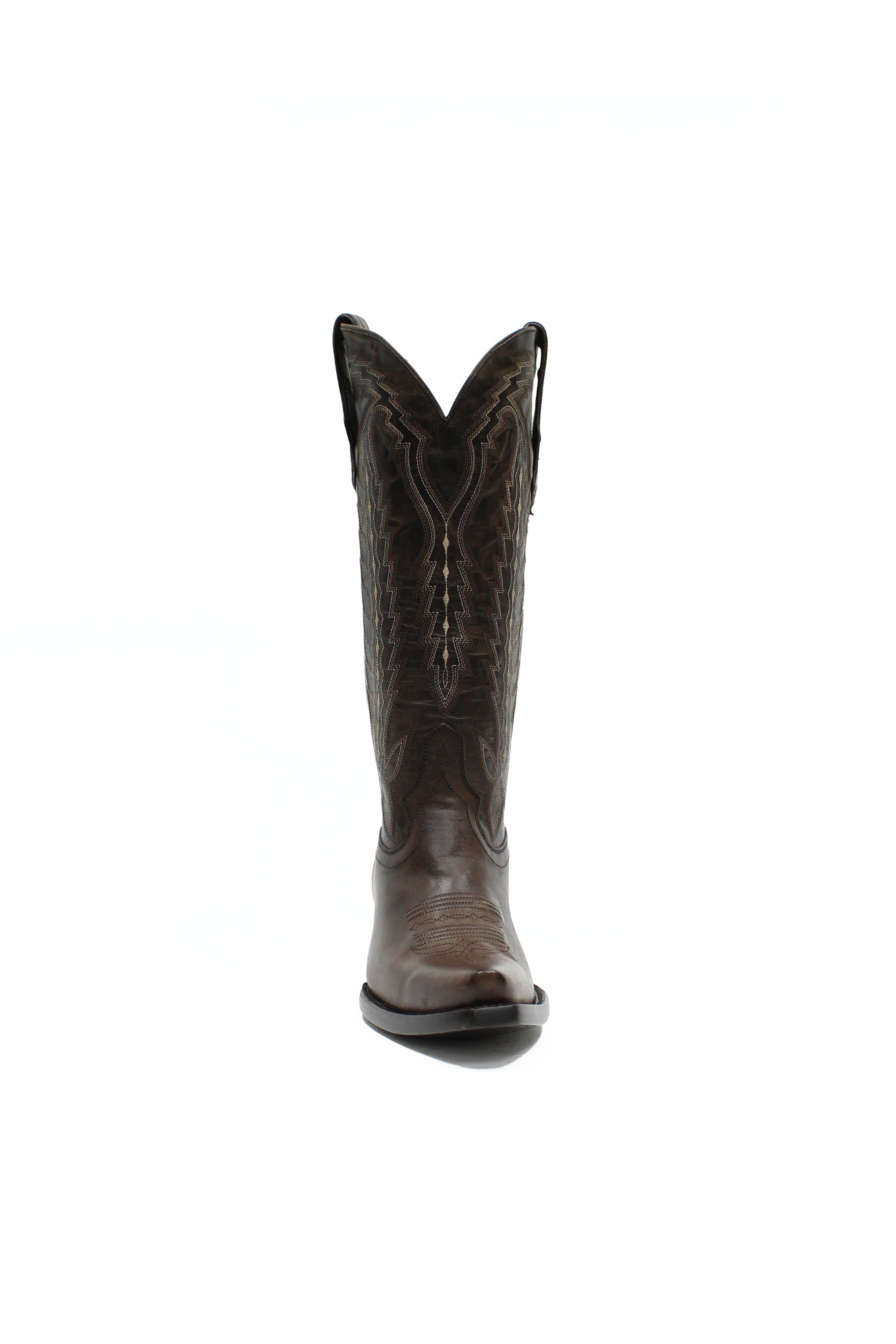 Allens Brand - Janel Mad Dog - Snip Toe - Chocolate