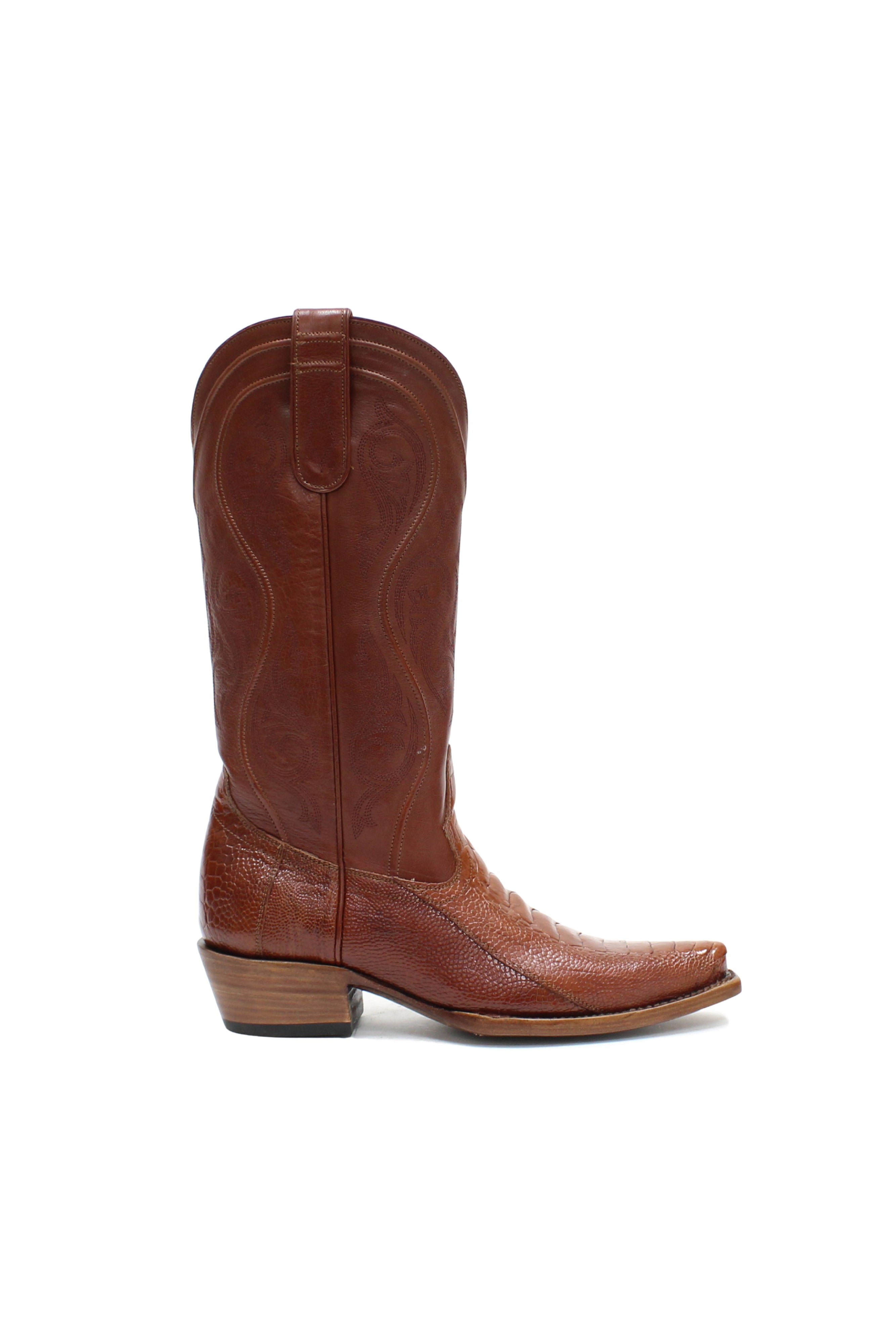 Allens Brand - Kinsley Ostrich Leg - Cognac