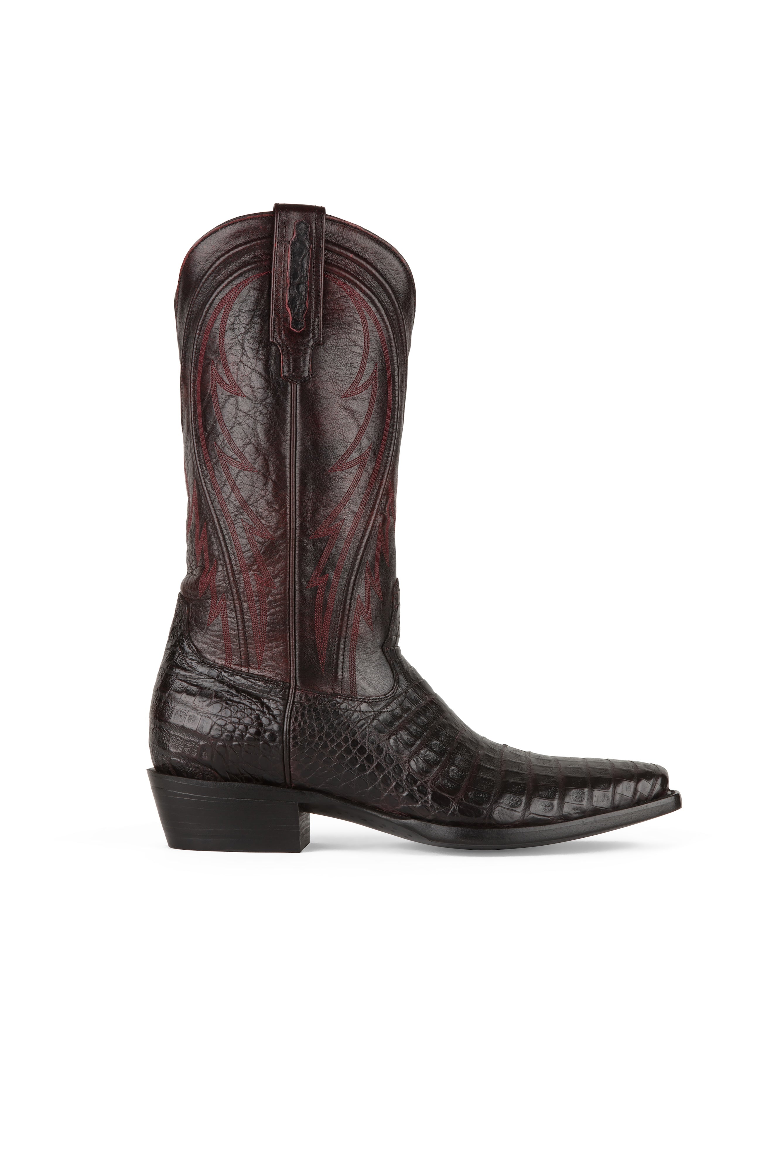 Allens Brand - James Caiman - Cutter Toe - Black Cherry