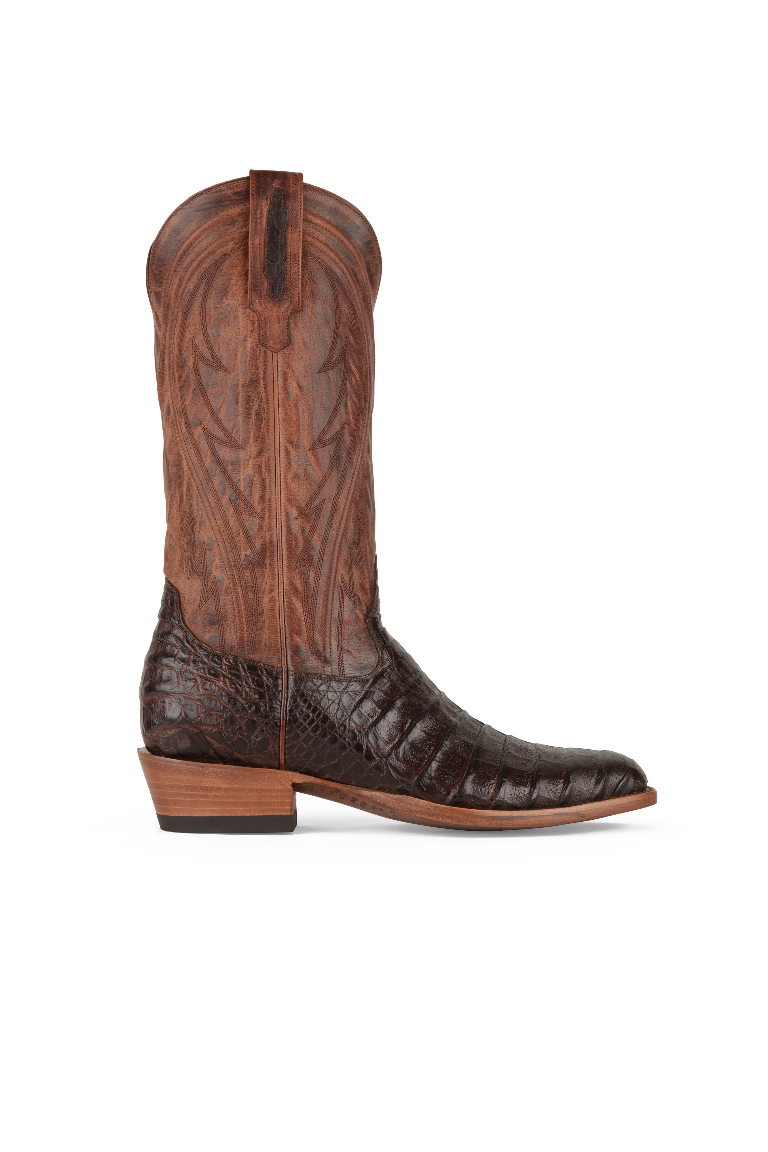 Allens Brand - James Caiman - Round Toe - Tobacco