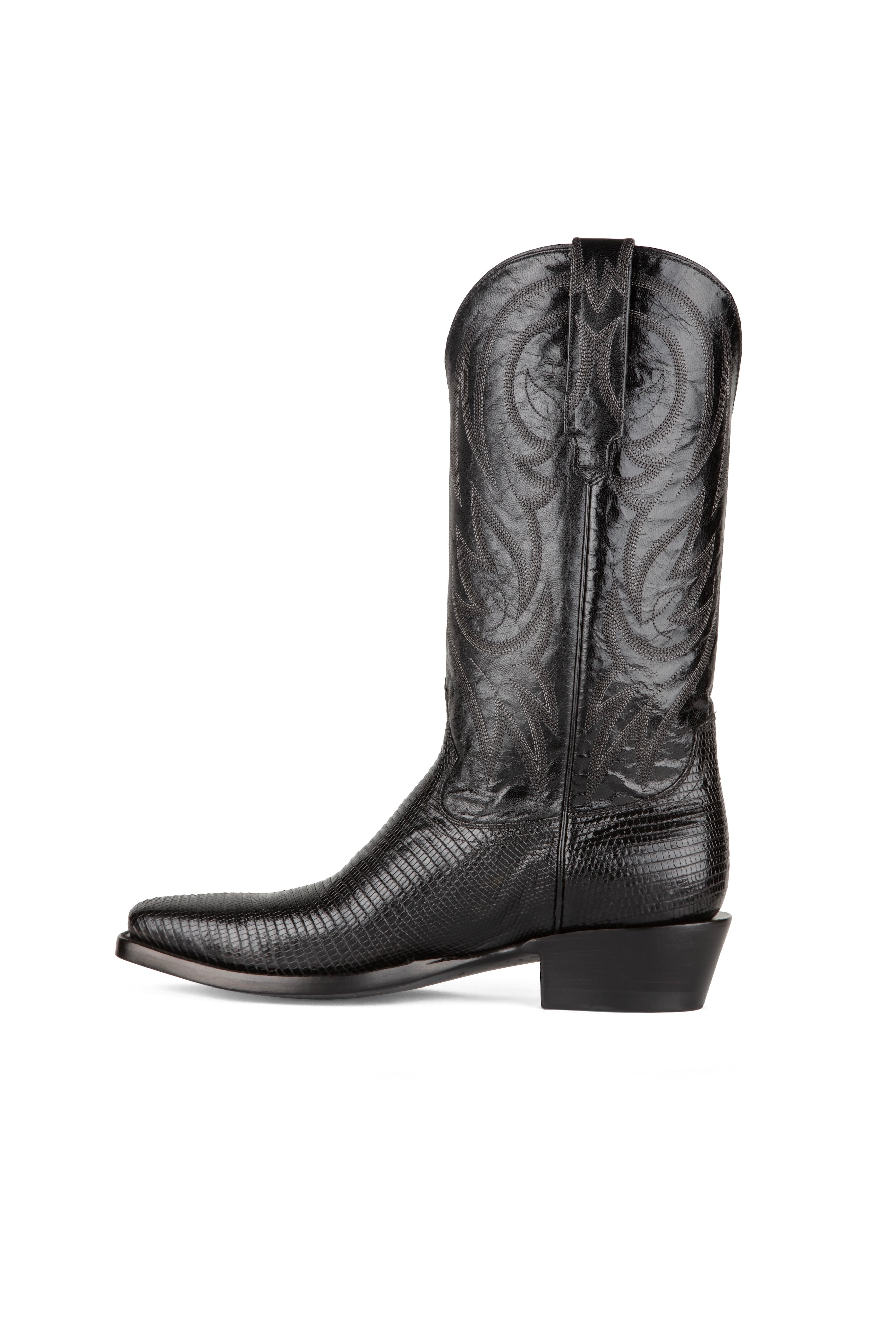 Allens Brand - Little Joe Lizard - Cutter Toe - Black