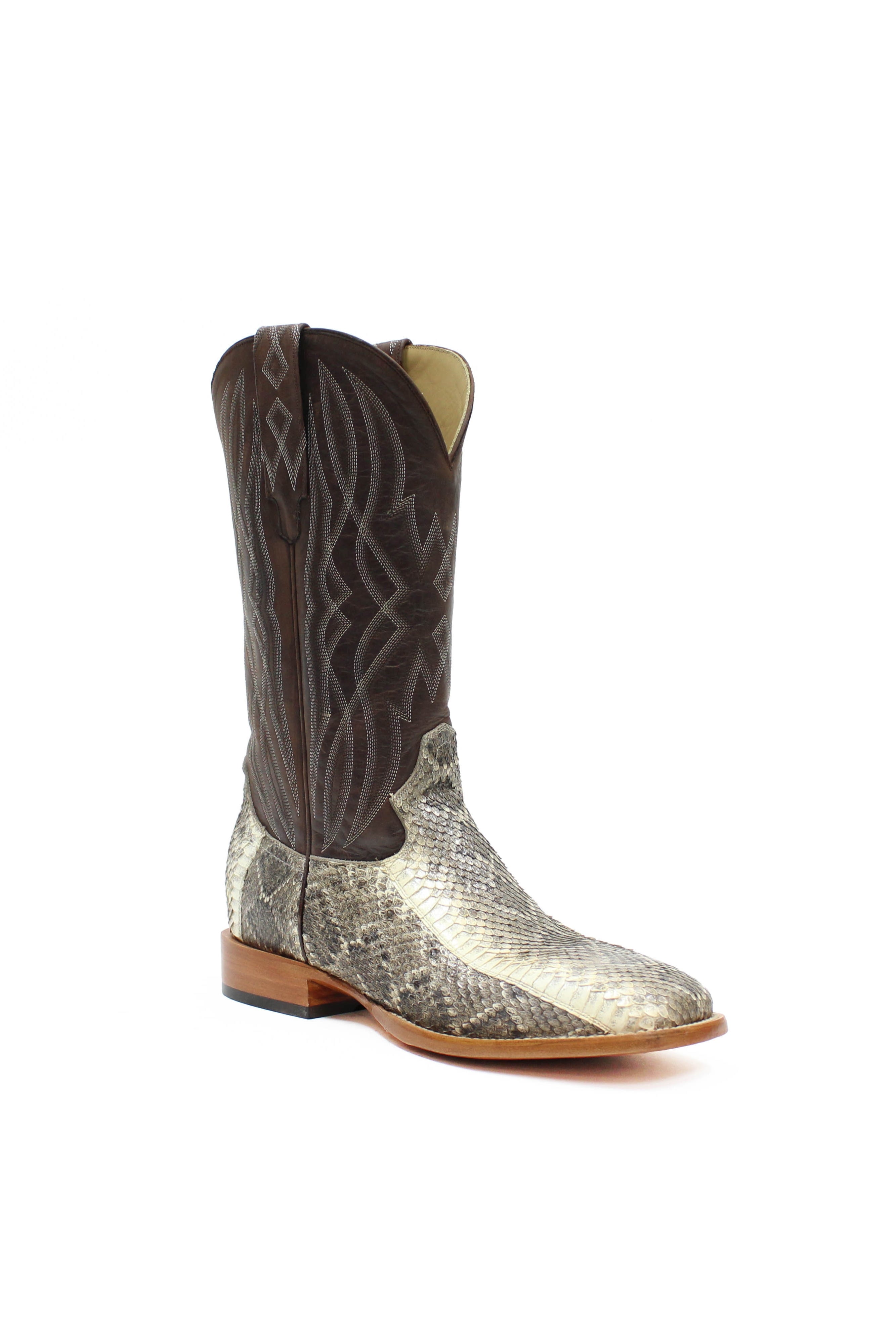 Allens Brand - Ben Western Rattlesnake - Square Toe