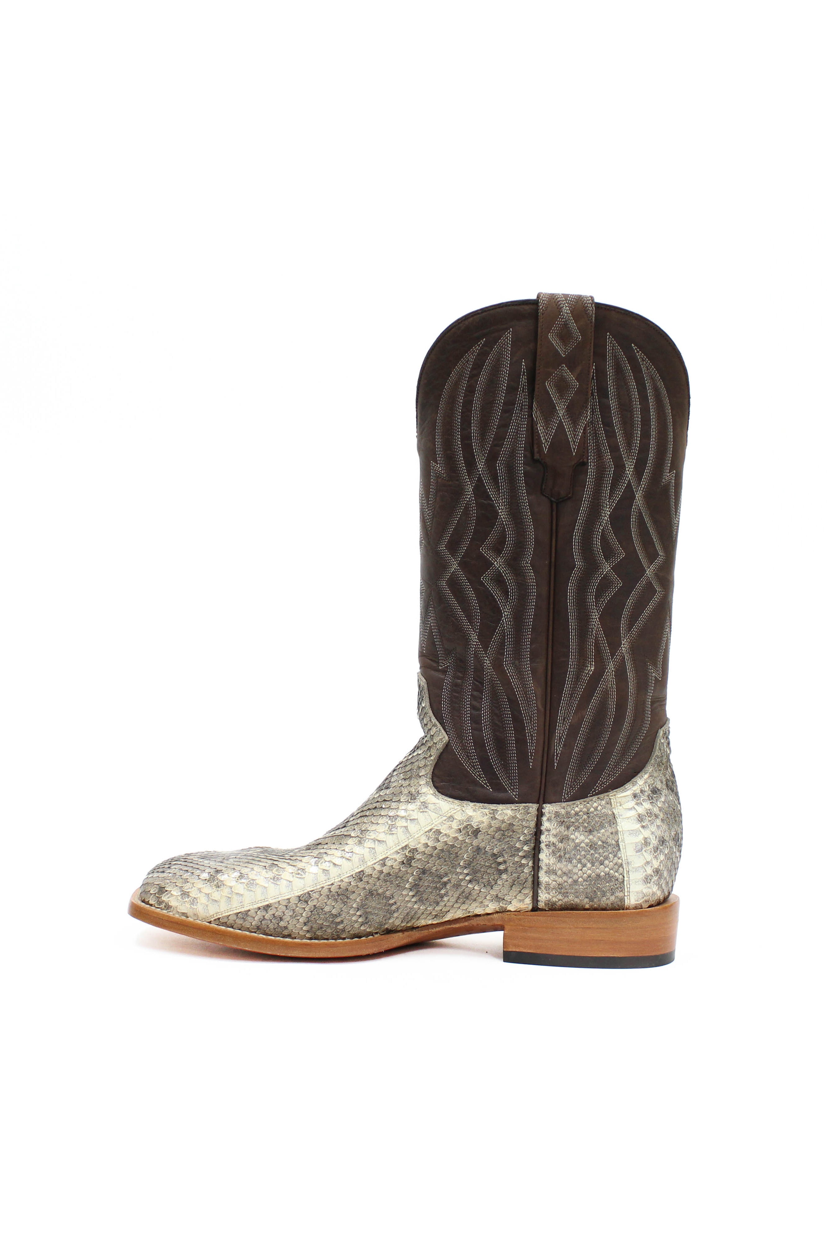 Allens Brand - Ben Western Rattlesnake - Square Toe