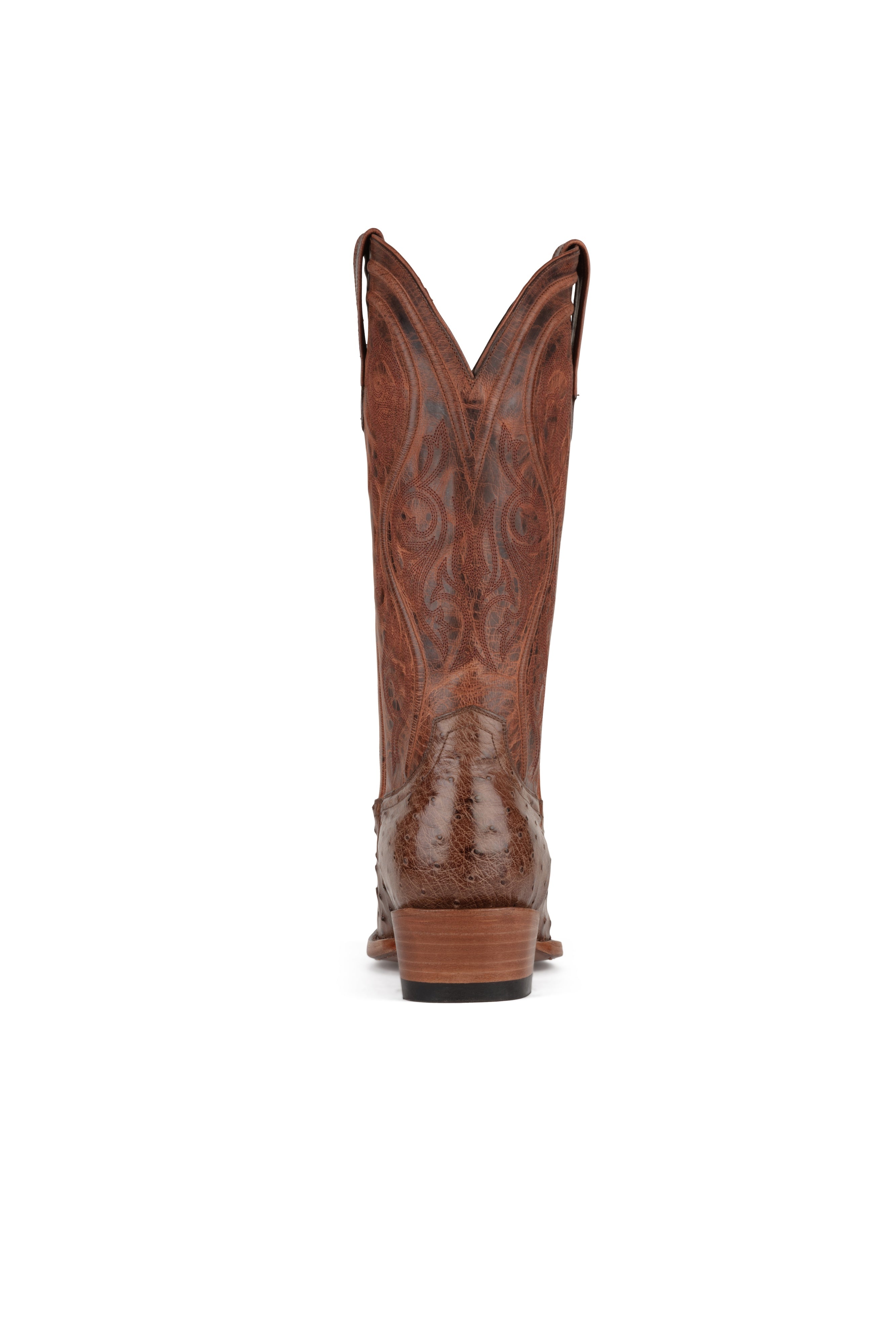 Allens Brand - Adam Full Quill Ostrich - Round Toe - Brusciato