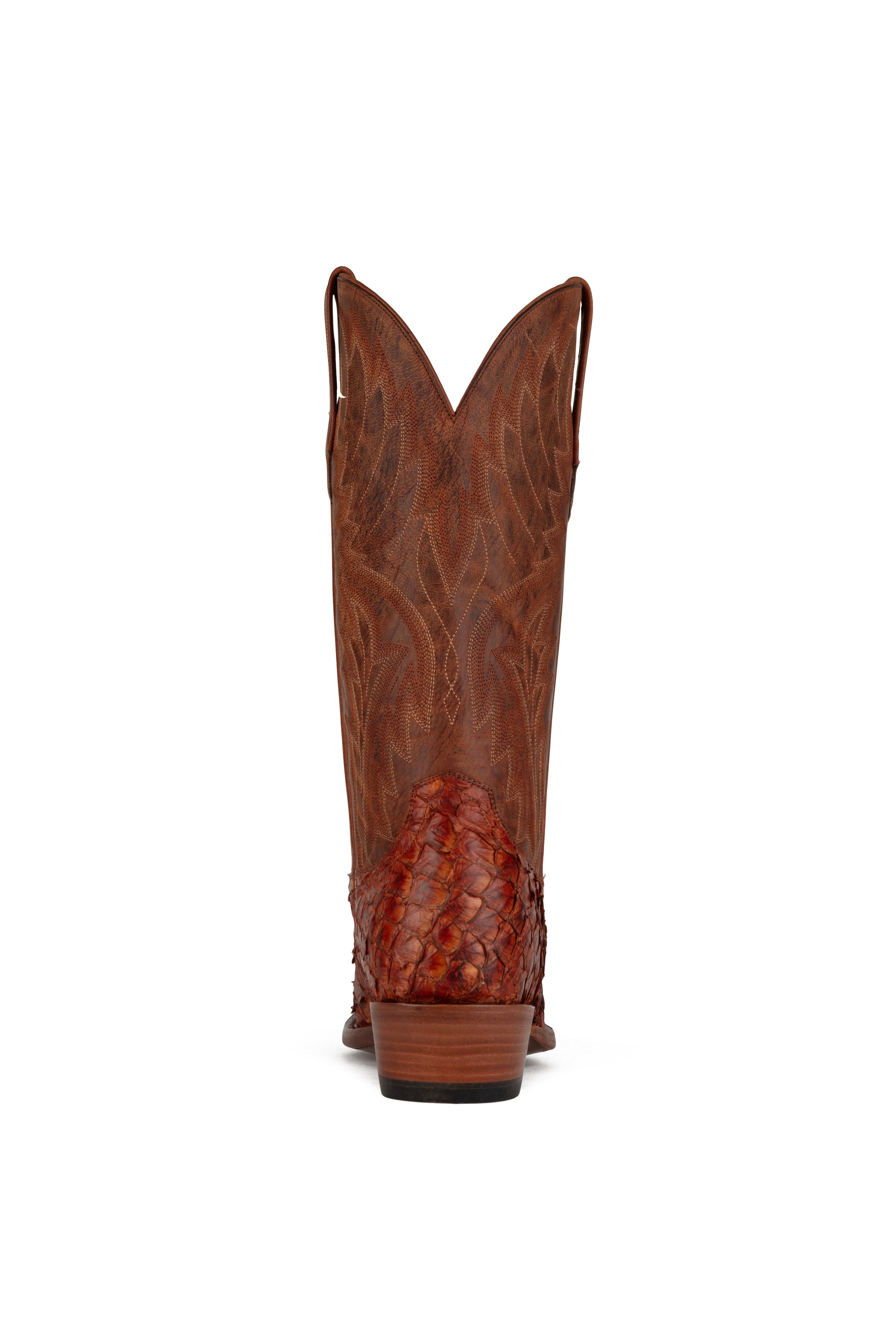 Allens Brand - Mayfield Pirarucu - Cutter Toe - Cognac