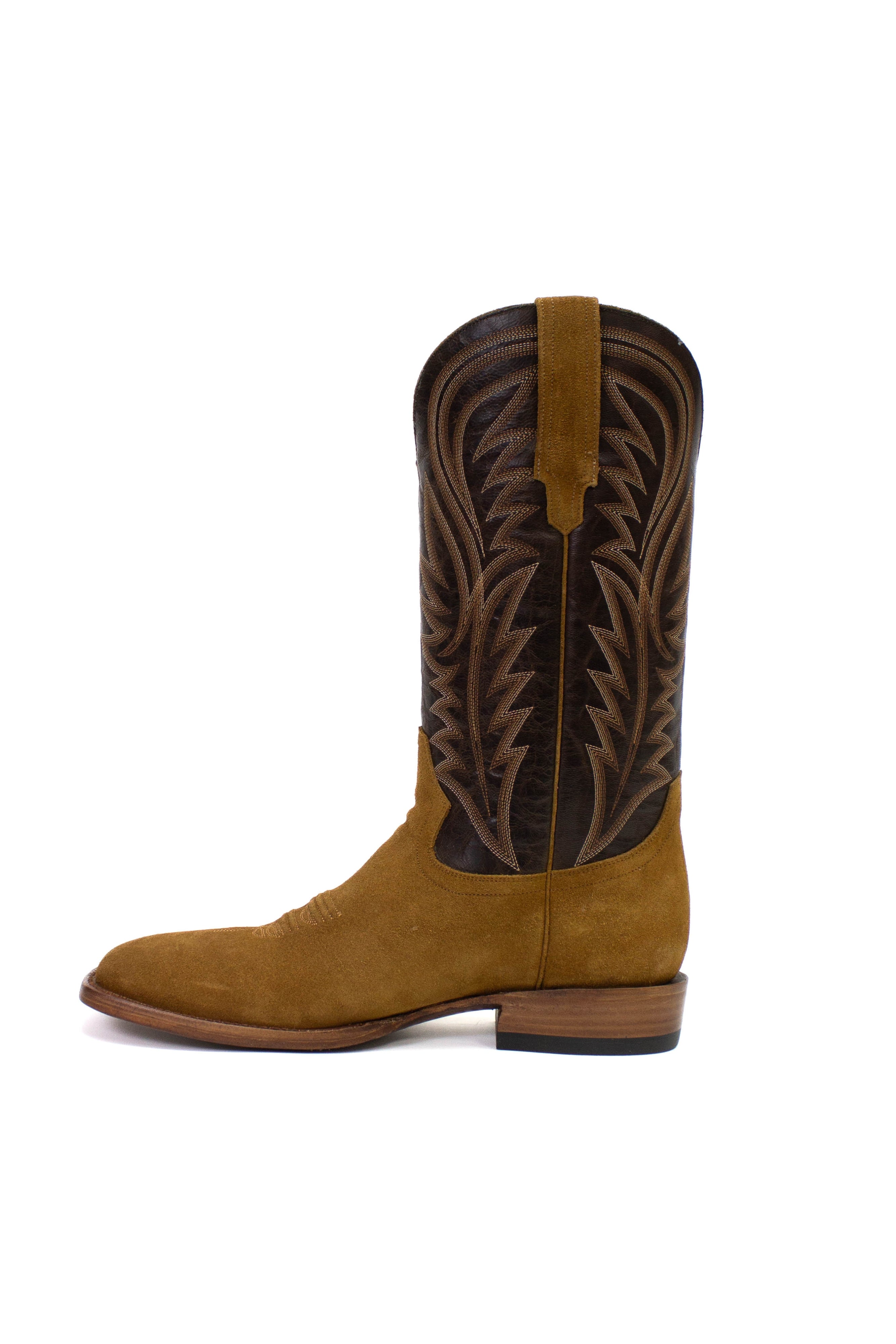 Allens Brand - Brady - Chocolate/Golden Suede