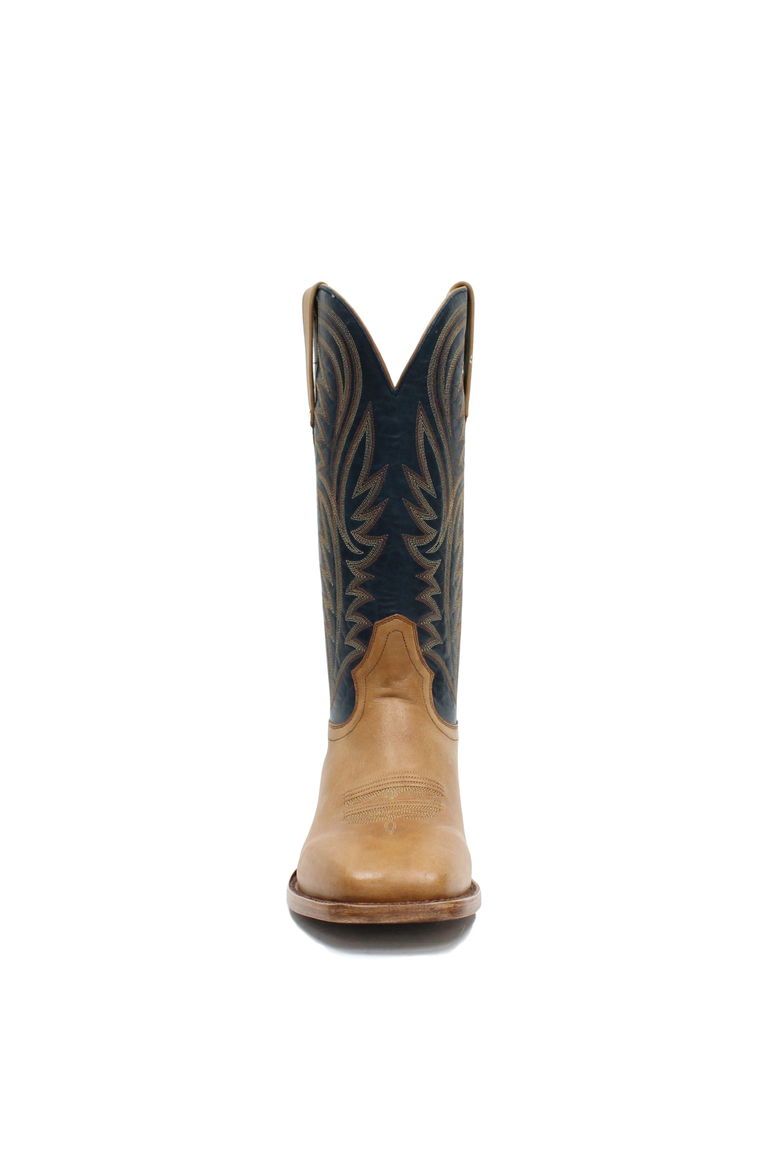 Allens Brand - Brady - Square Toe - Cowboy Whiskey/Imperial Blue