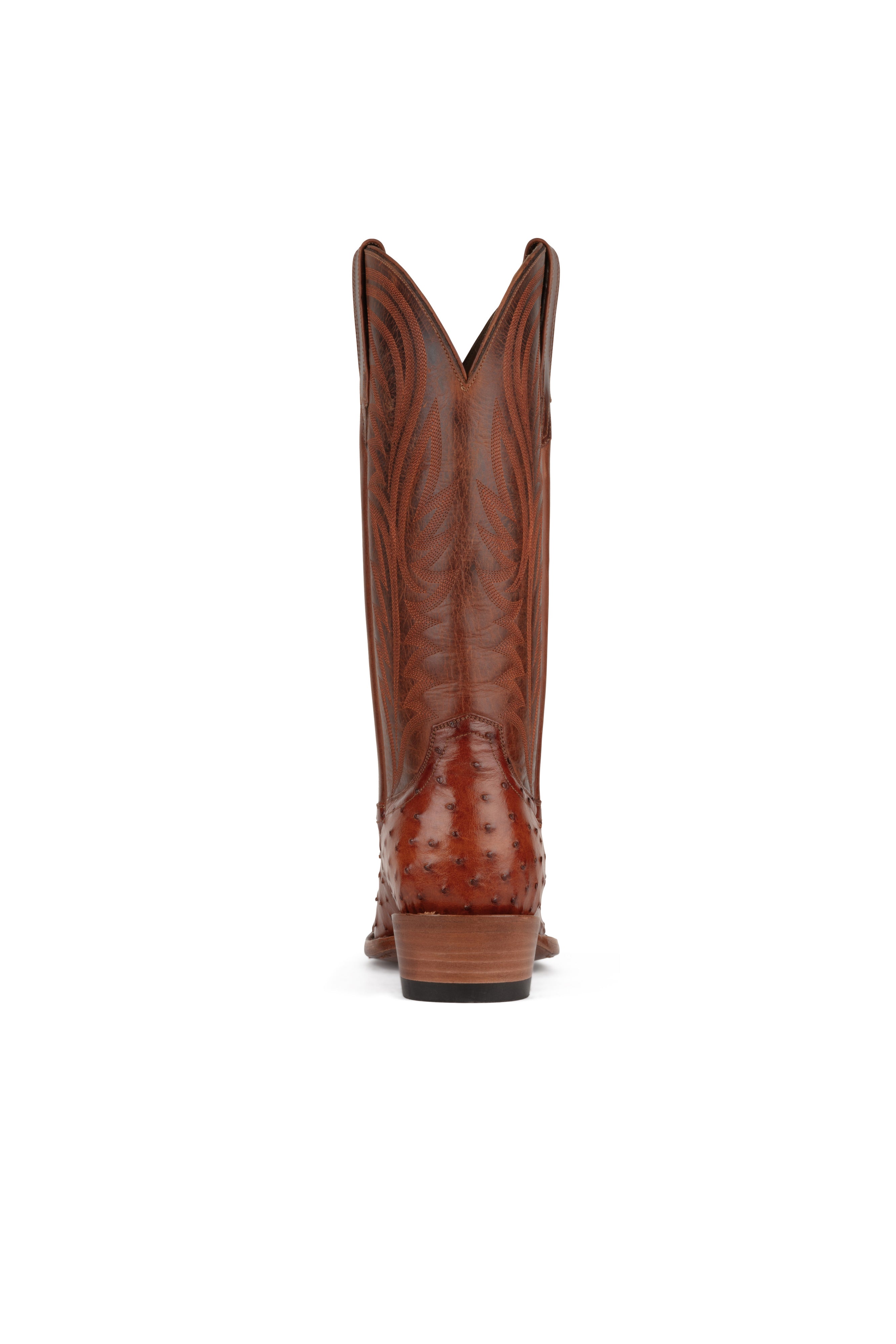Allens Brand - Brady Full Quill Ostrich - Cutter Toe - Pecan