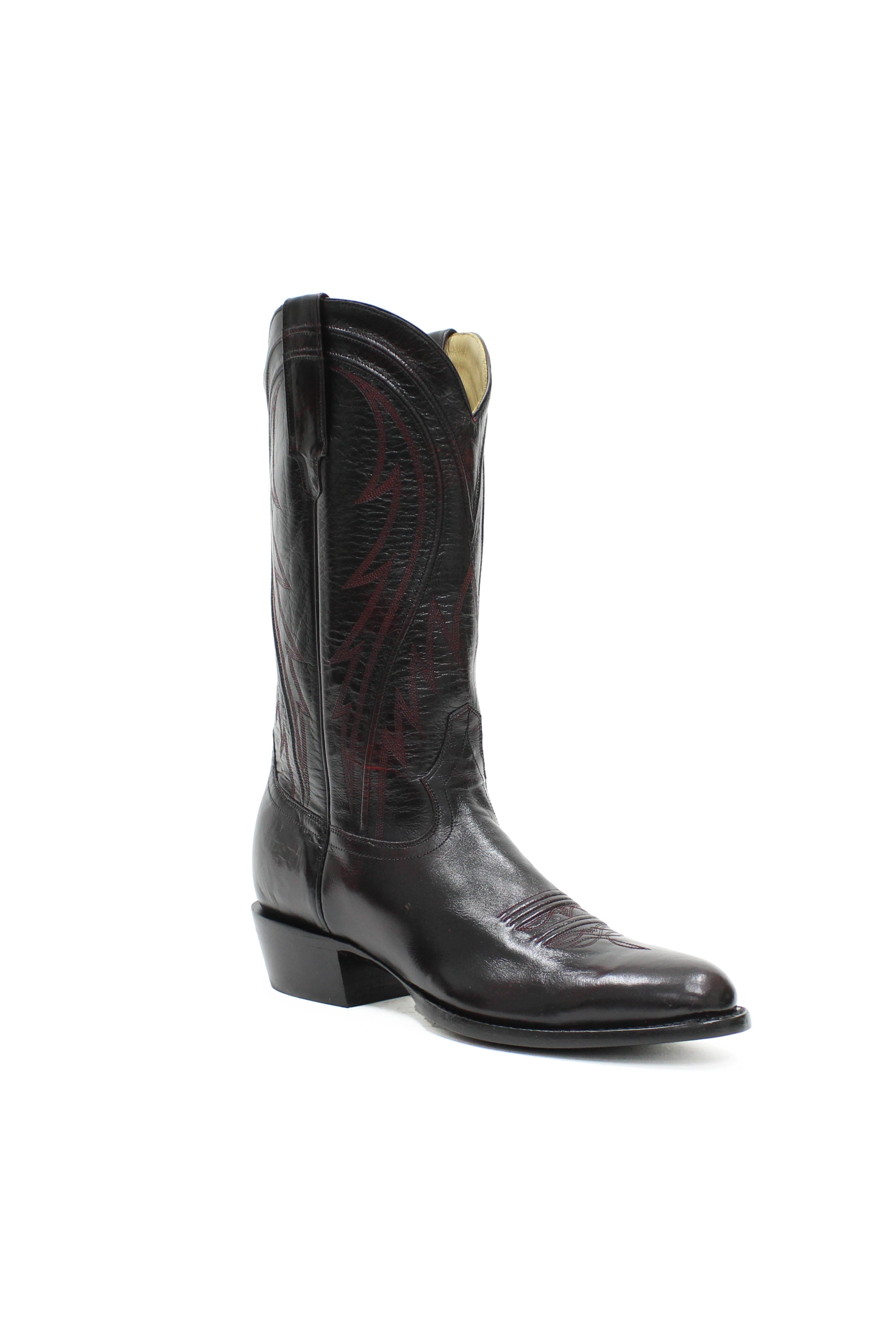 Allens Brand - James Madison - Round Toe - Black Cherry