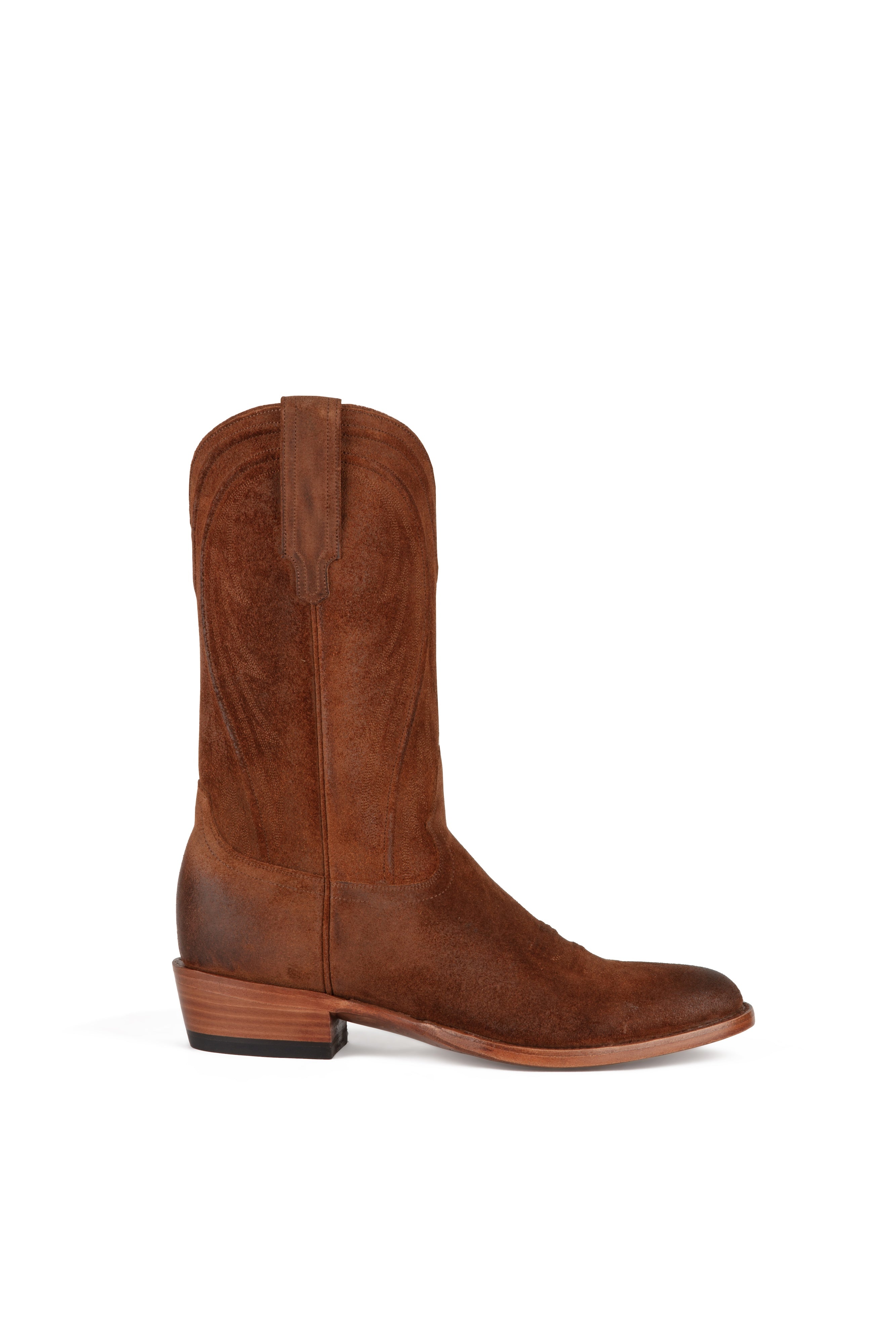 Allens Brand - James - Round Toe - Canela Suede