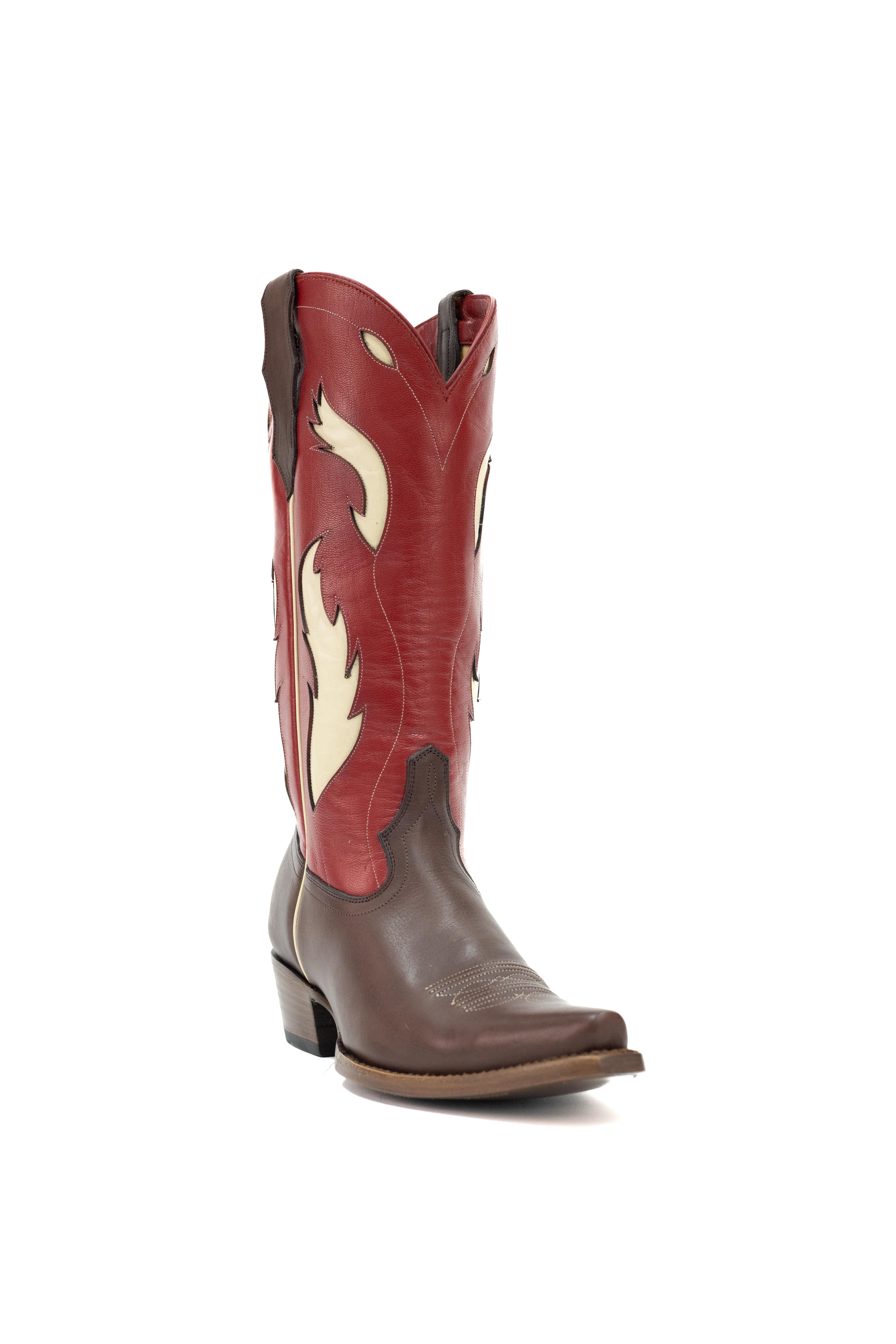 Allens Brand - Pam - Red/Brown/Cosmic Ivory