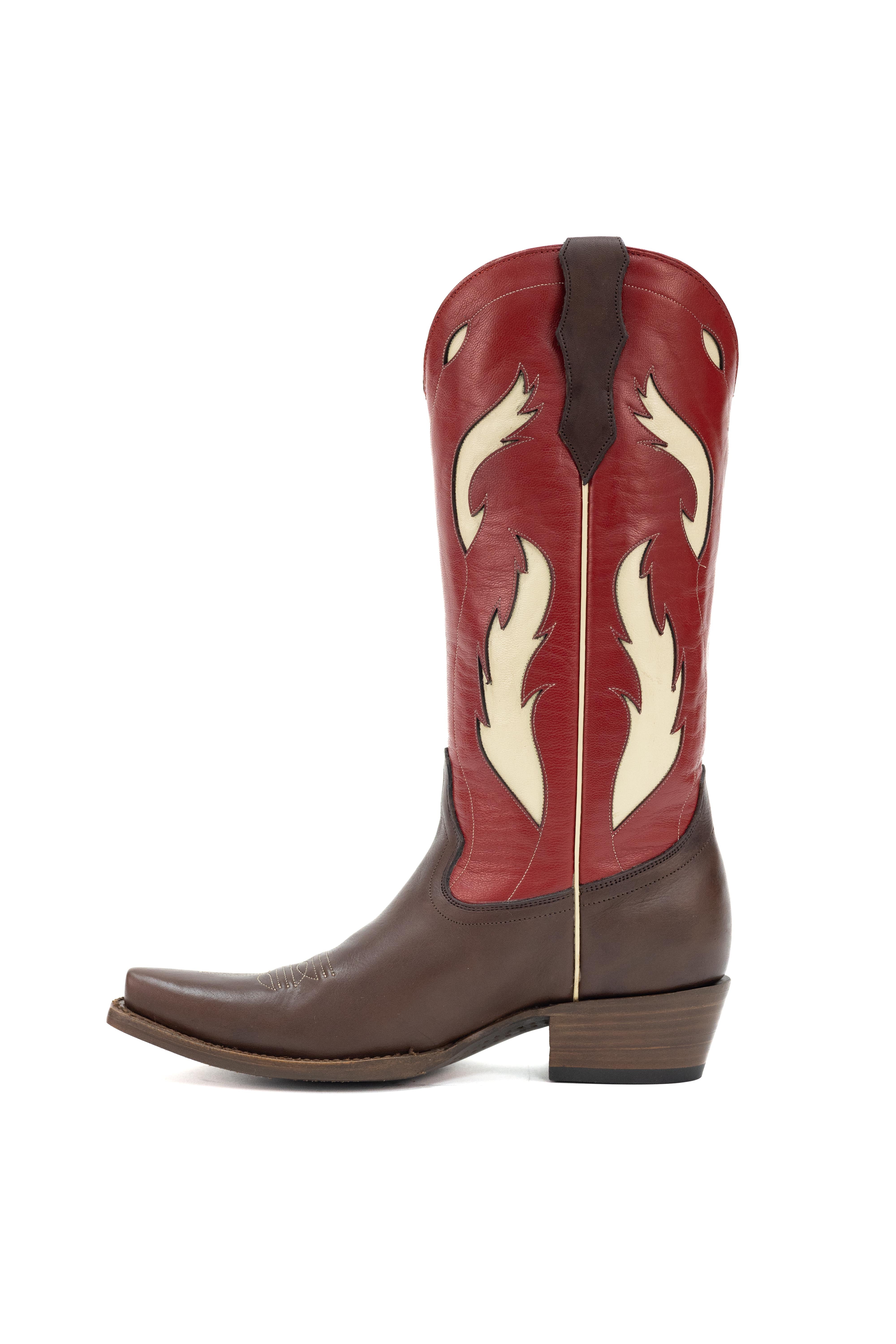 Allens Brand - Pam - Red/Brown/Cosmic Ivory
