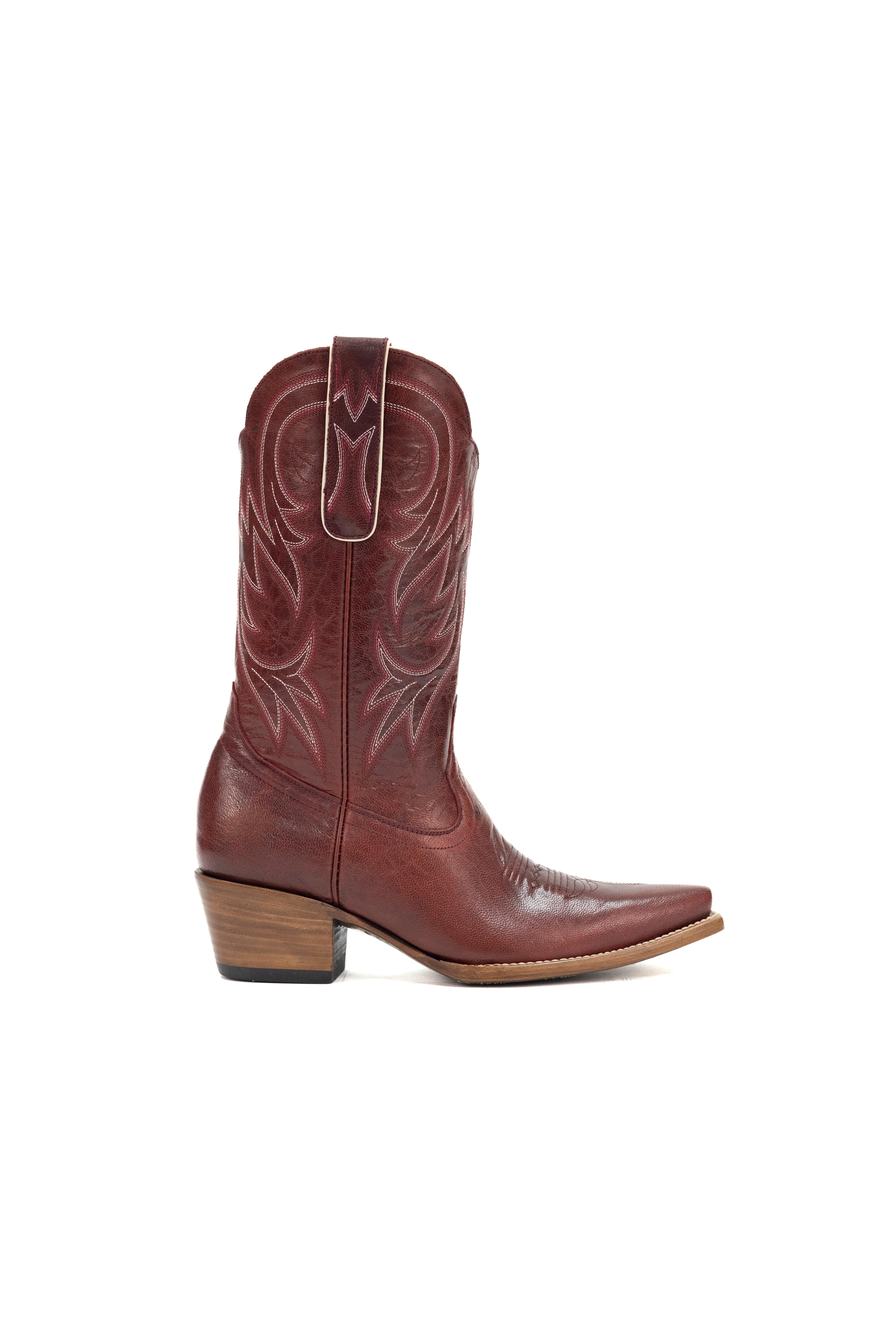 Allens Brand - Kim - Snip Toe - Garnet