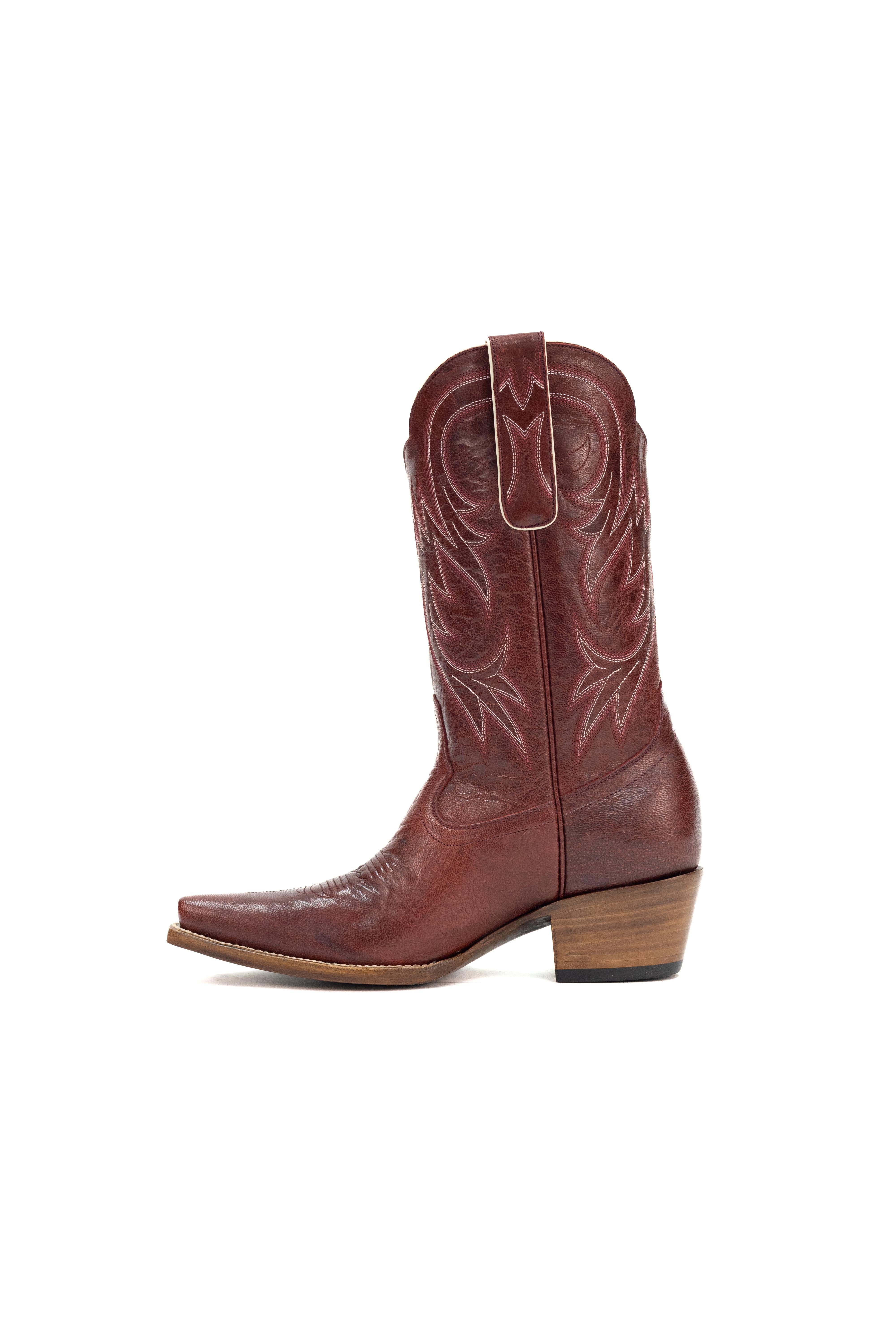 Allens Brand - Kim - Snip Toe - Garnet