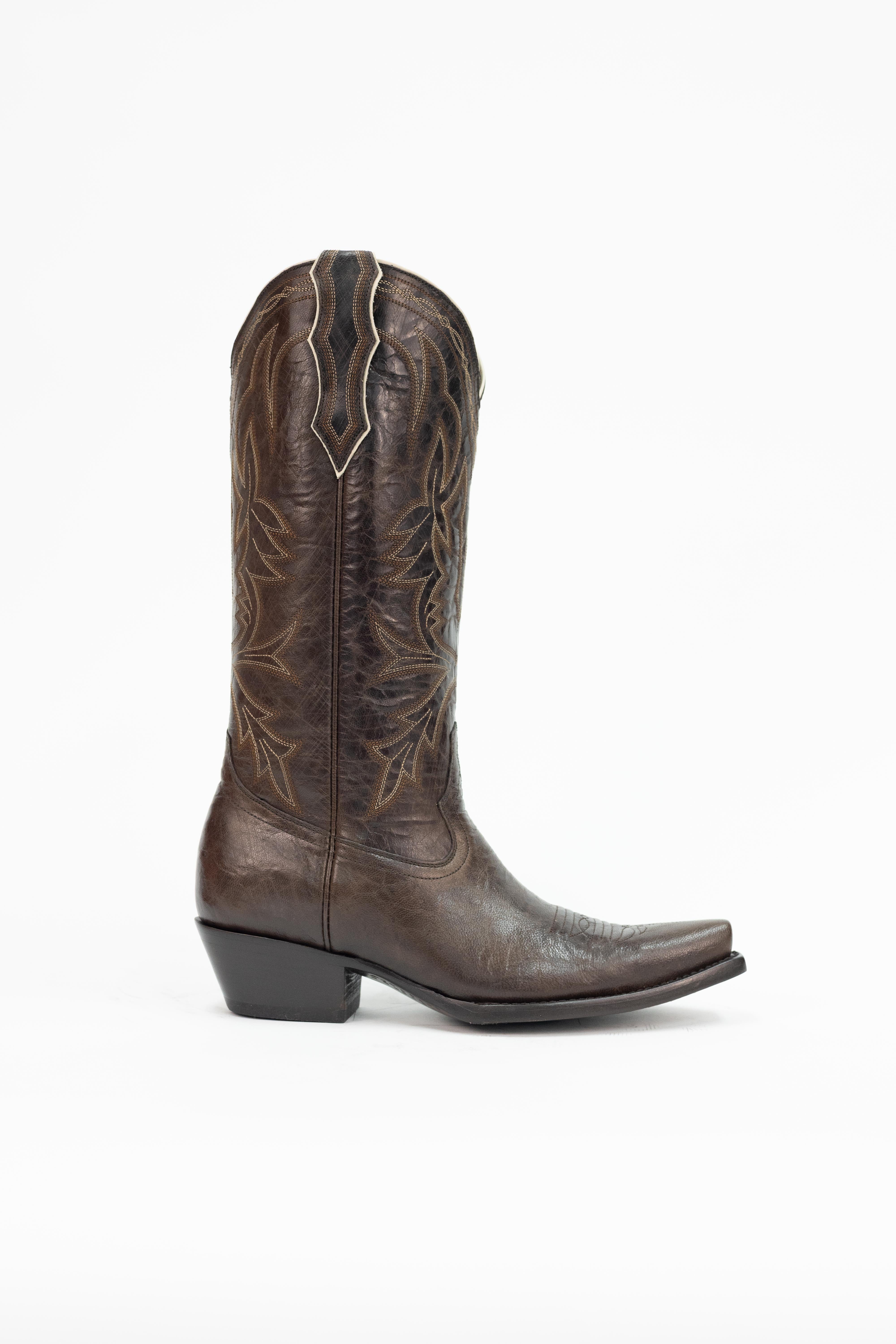 Allens Brand - Granada - Snip Toe - Chocolate