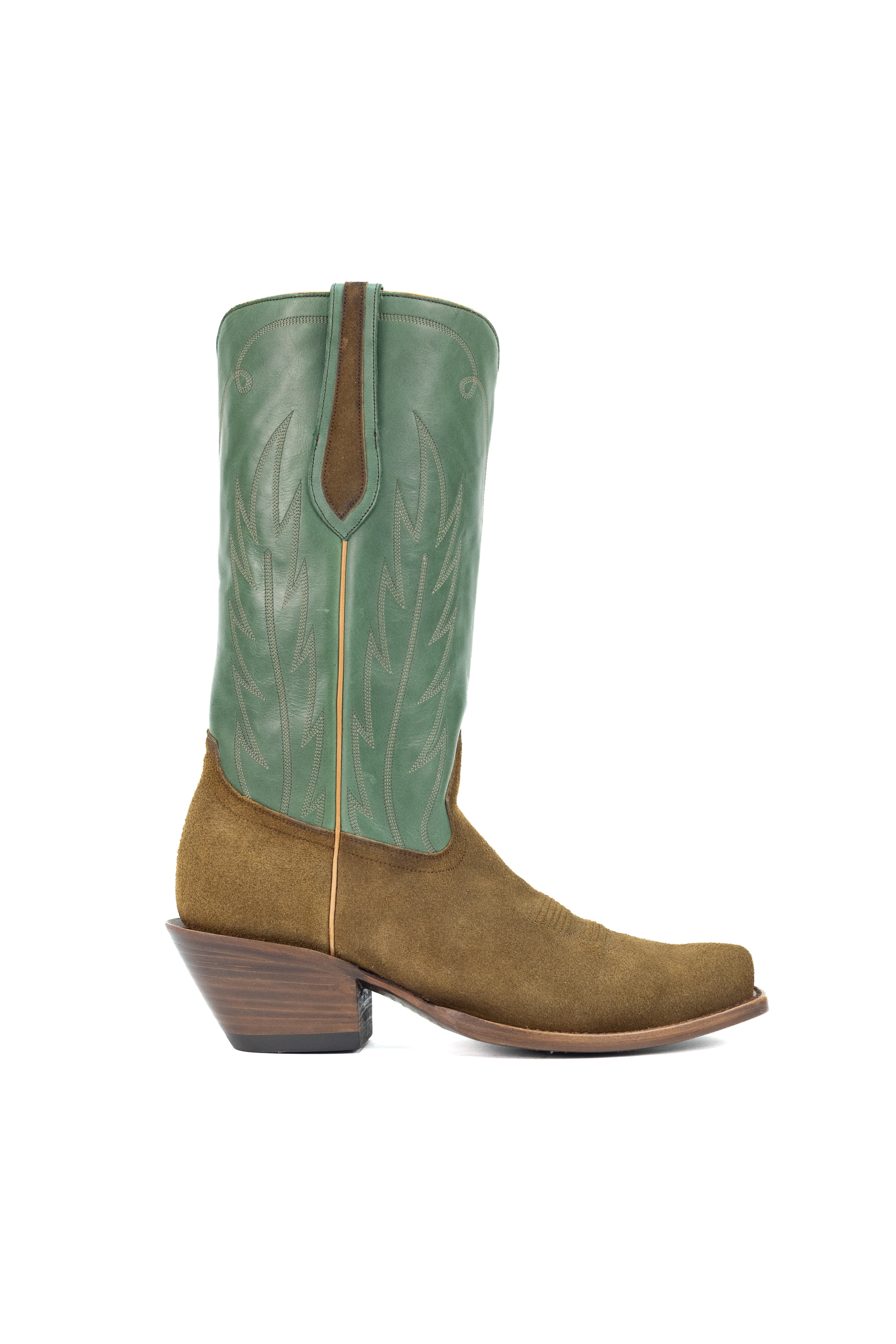 Allens Brand - Gaucho - Cutter Toe - Coffee/Green