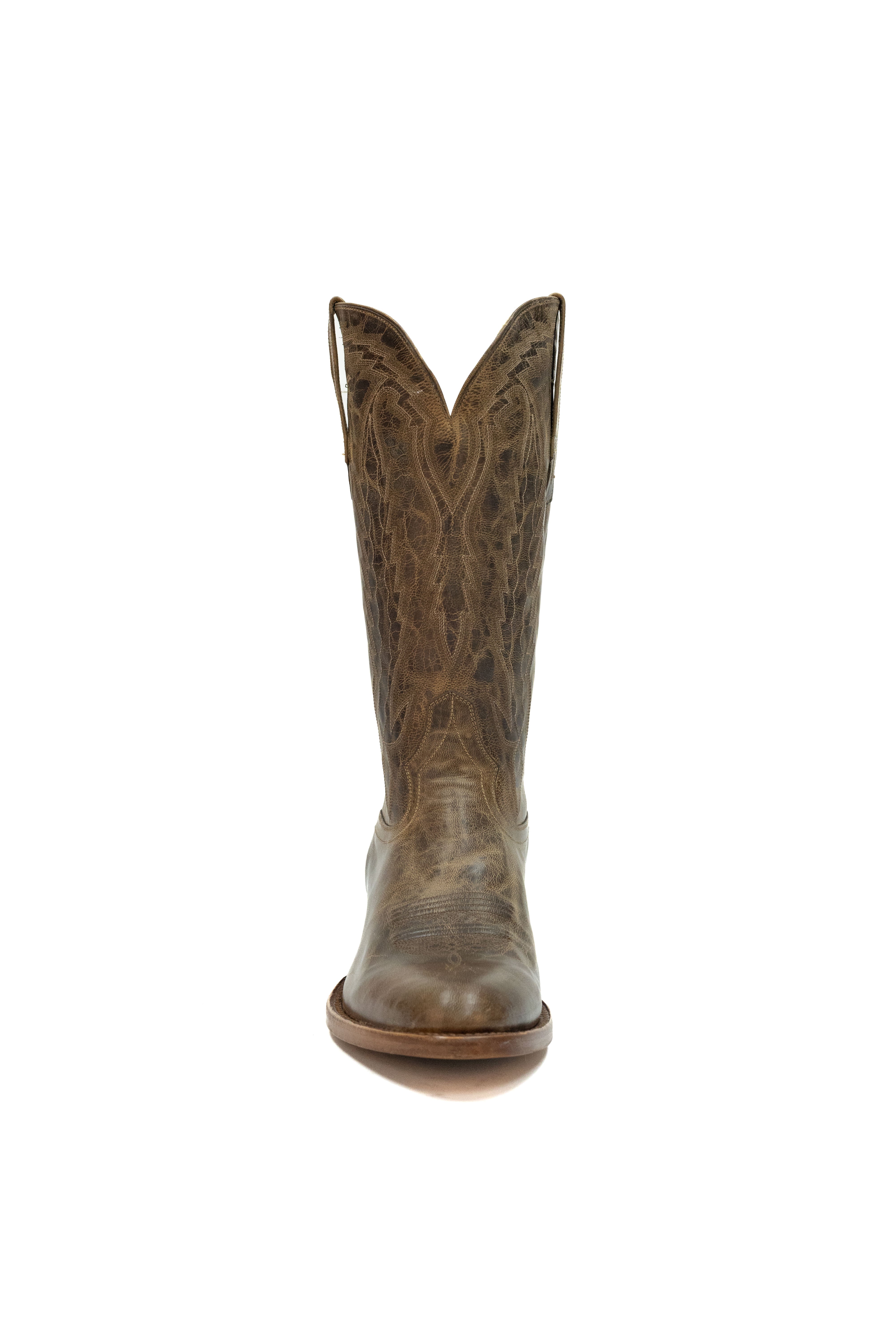 Allens Brand - Hoss Mad Dog - Round Toe - Pearl