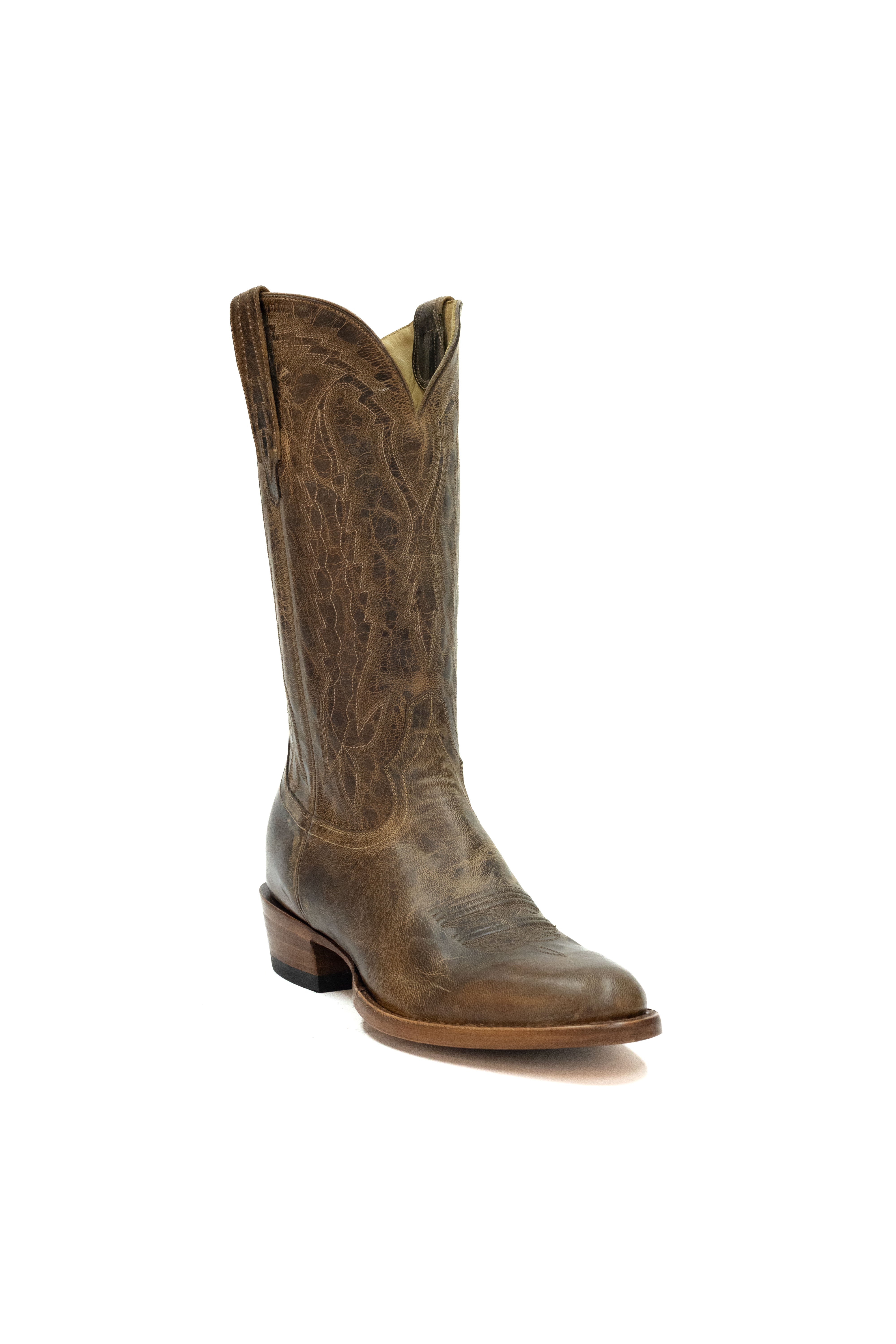 Allens Brand - Hoss Mad Dog - Round Toe - Pearl