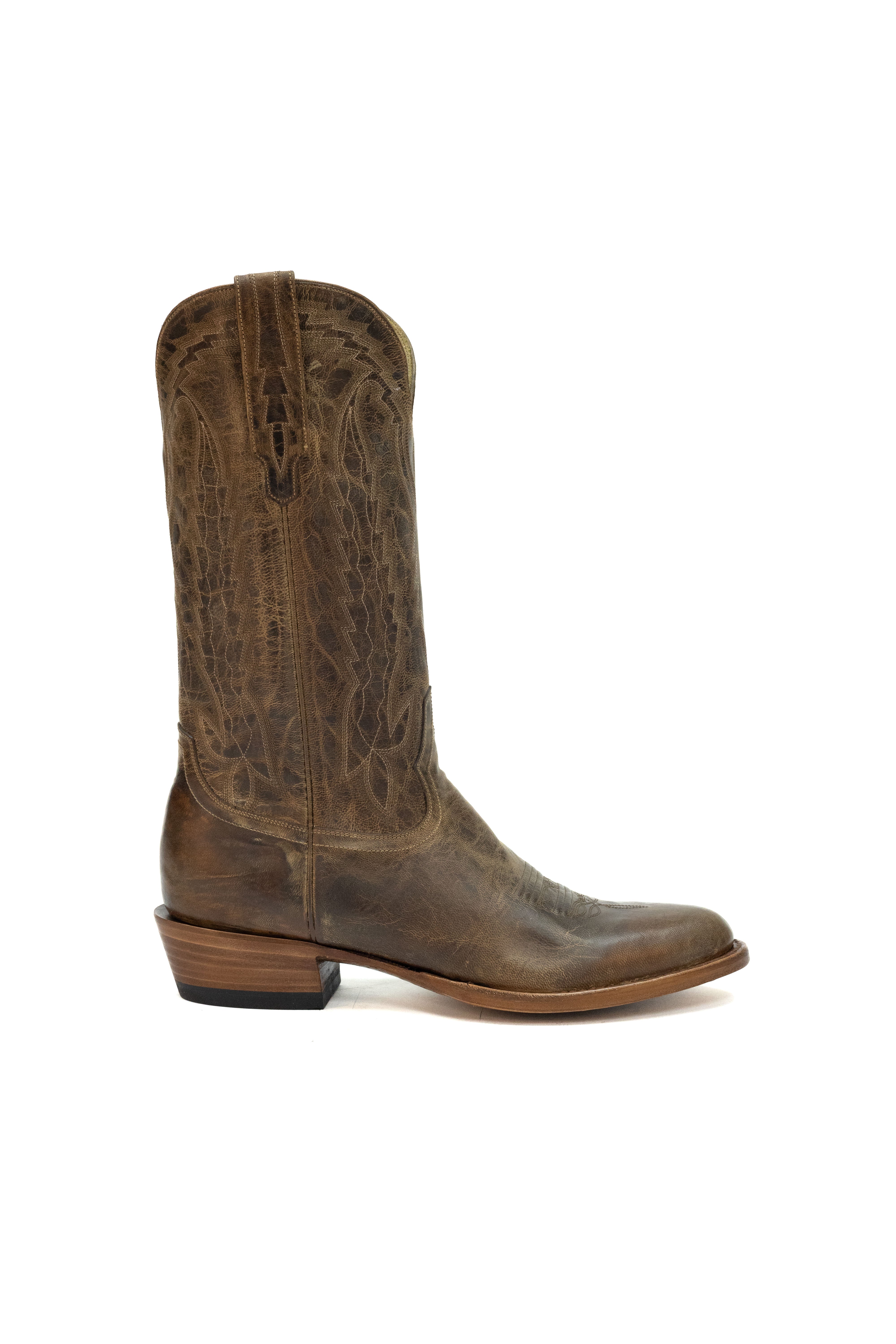 Allens Brand - Hoss Mad Dog - Round Toe - Pearl