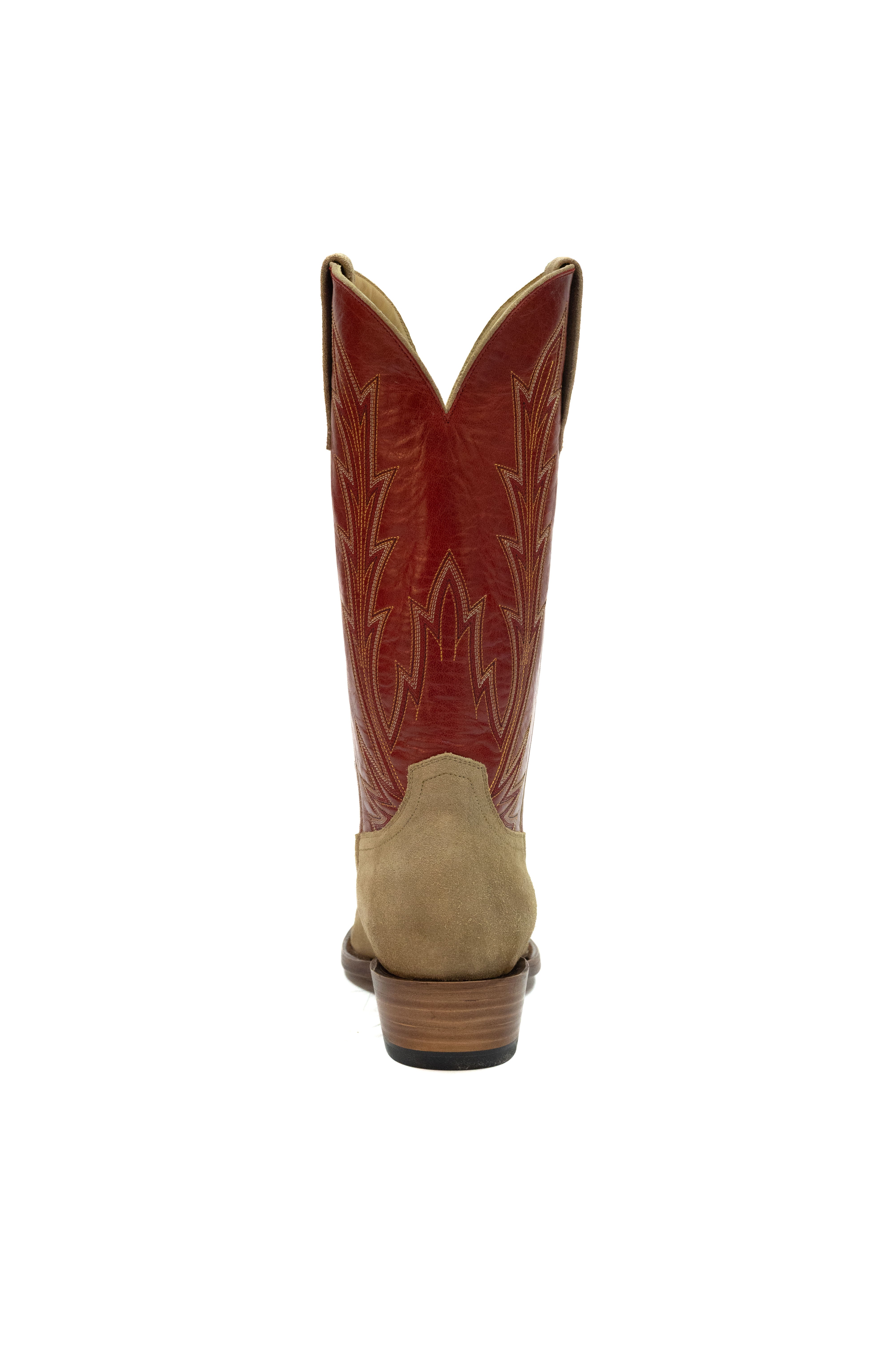 Allens Brand - Cole - Cutter Toe - River Rock Suede/Foxi Red