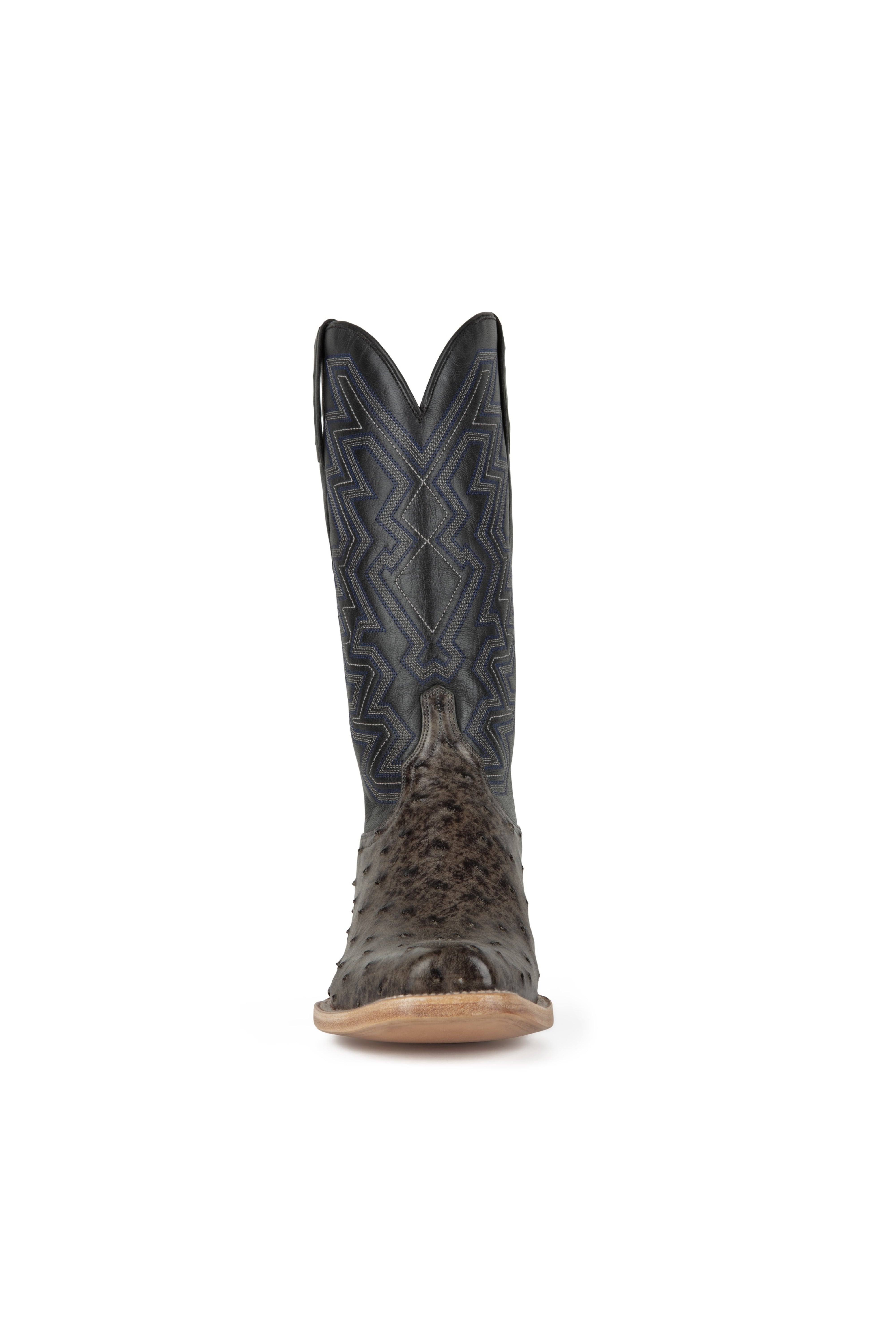 Resistol Boots - Full Quill Ostrich - Cutter Toe - Grey