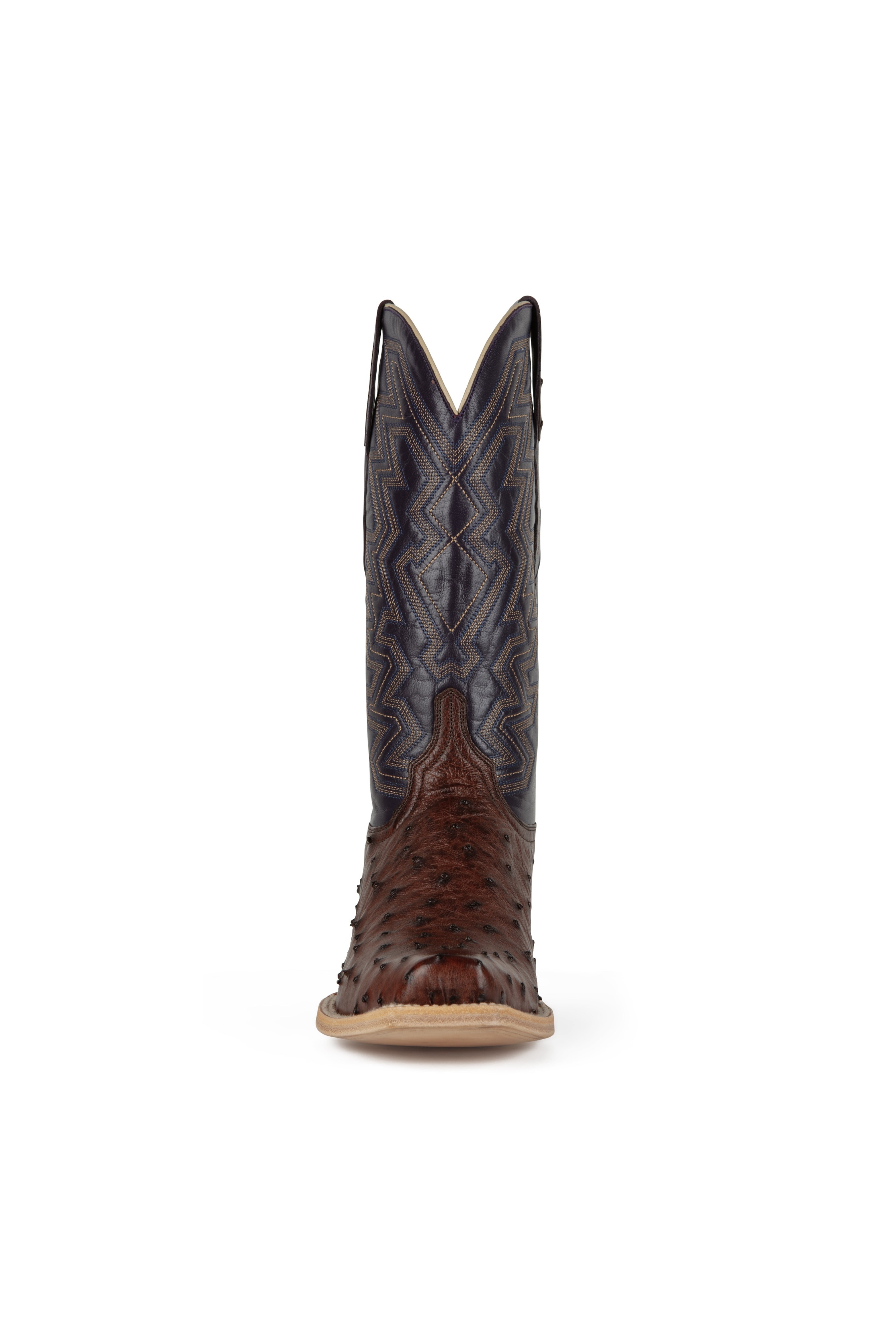 Resistol Boots - Full Quill Ostrich- Cutter Toe - Sienna