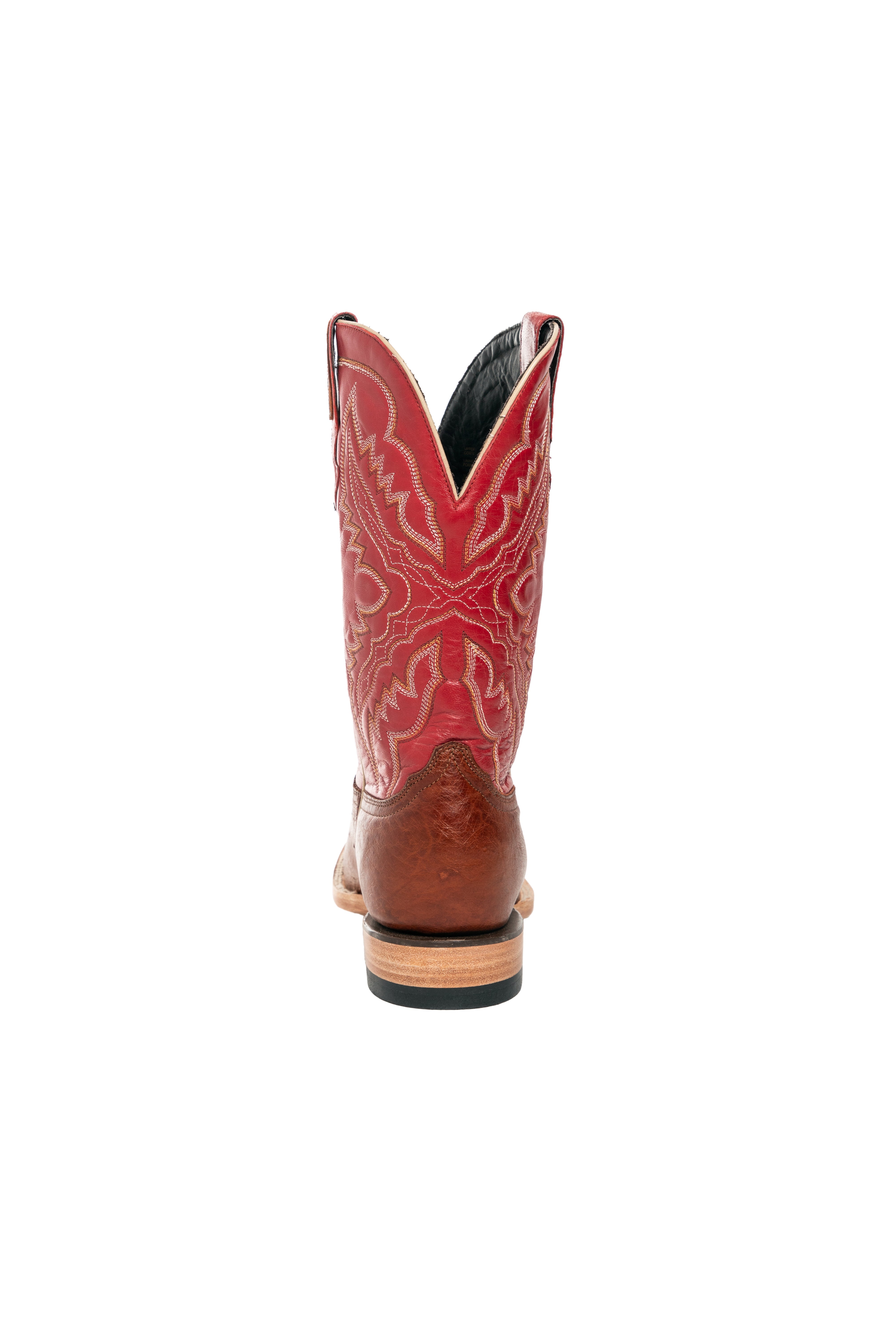 Resistol Boots - Smooth Quill Ostrich - Square Toe - Cognac