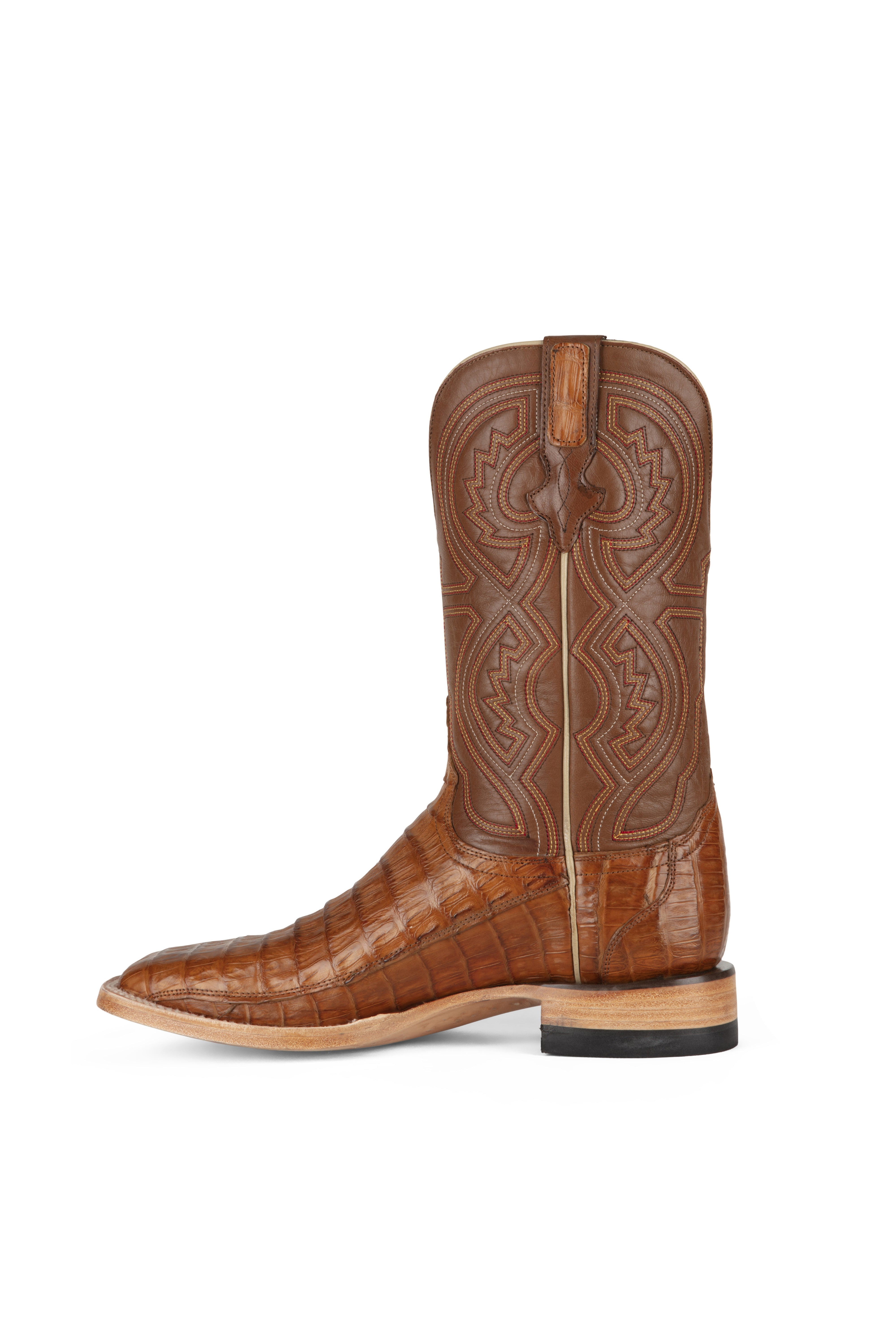 Resistol Boots - Caiman - Square Toe - Tan
