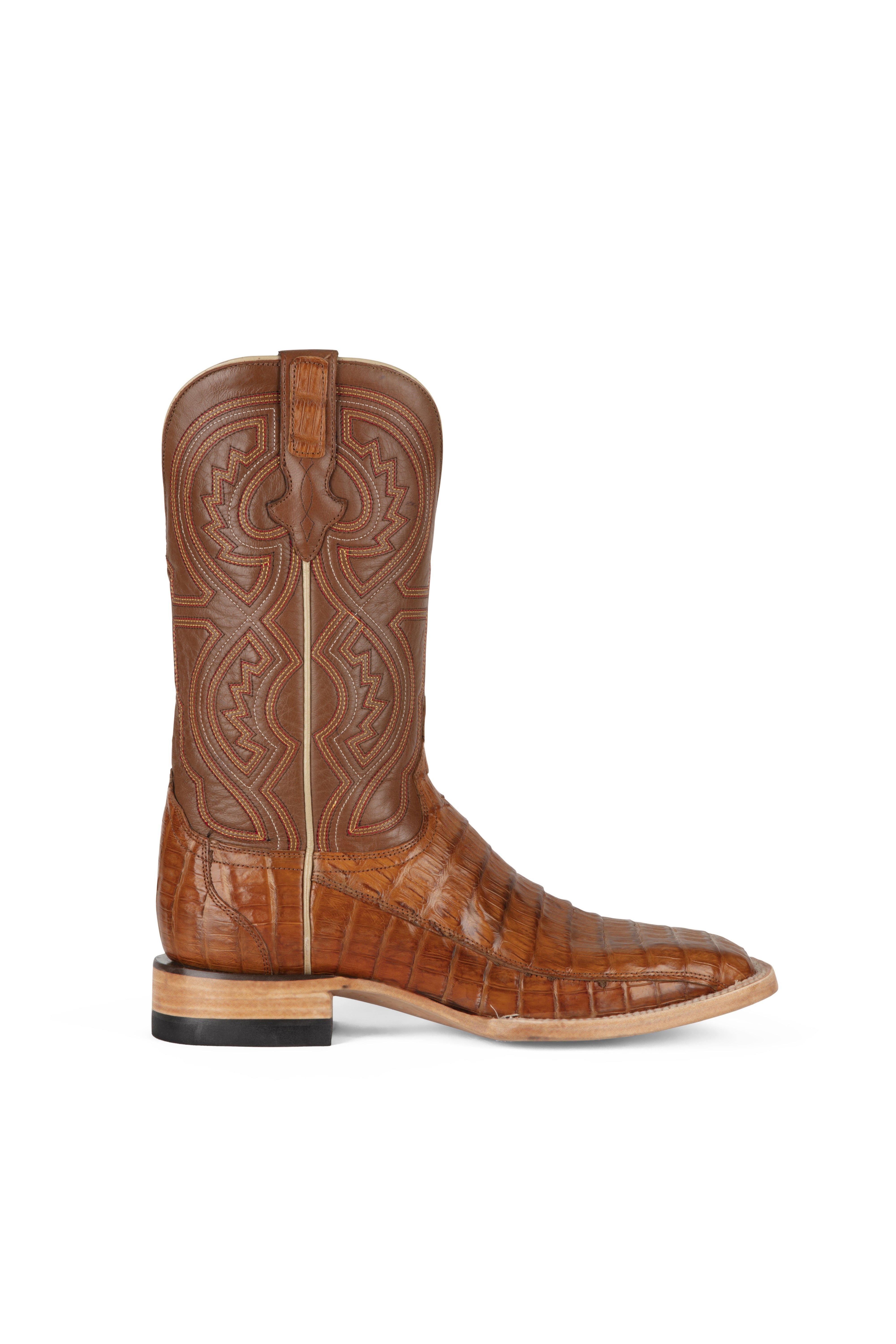 Resistol Boots - Caiman - Square Toe - Tan