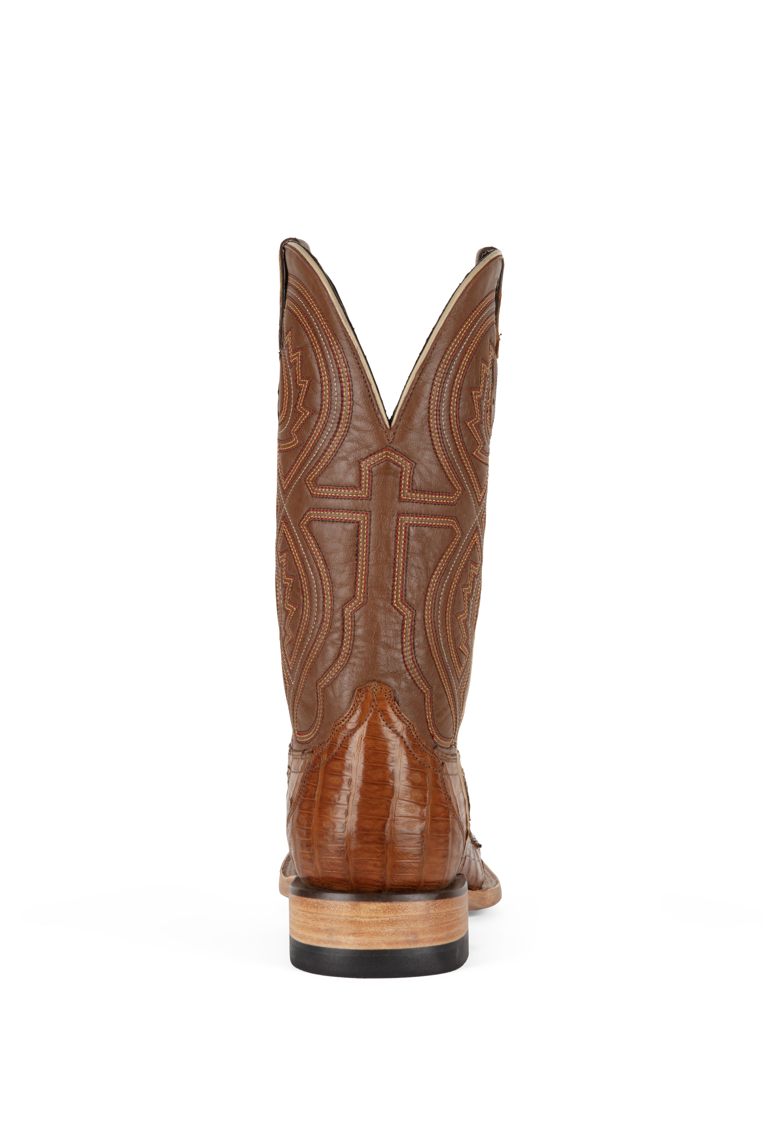 Resistol Boots - Tan Caiman - Square Toe