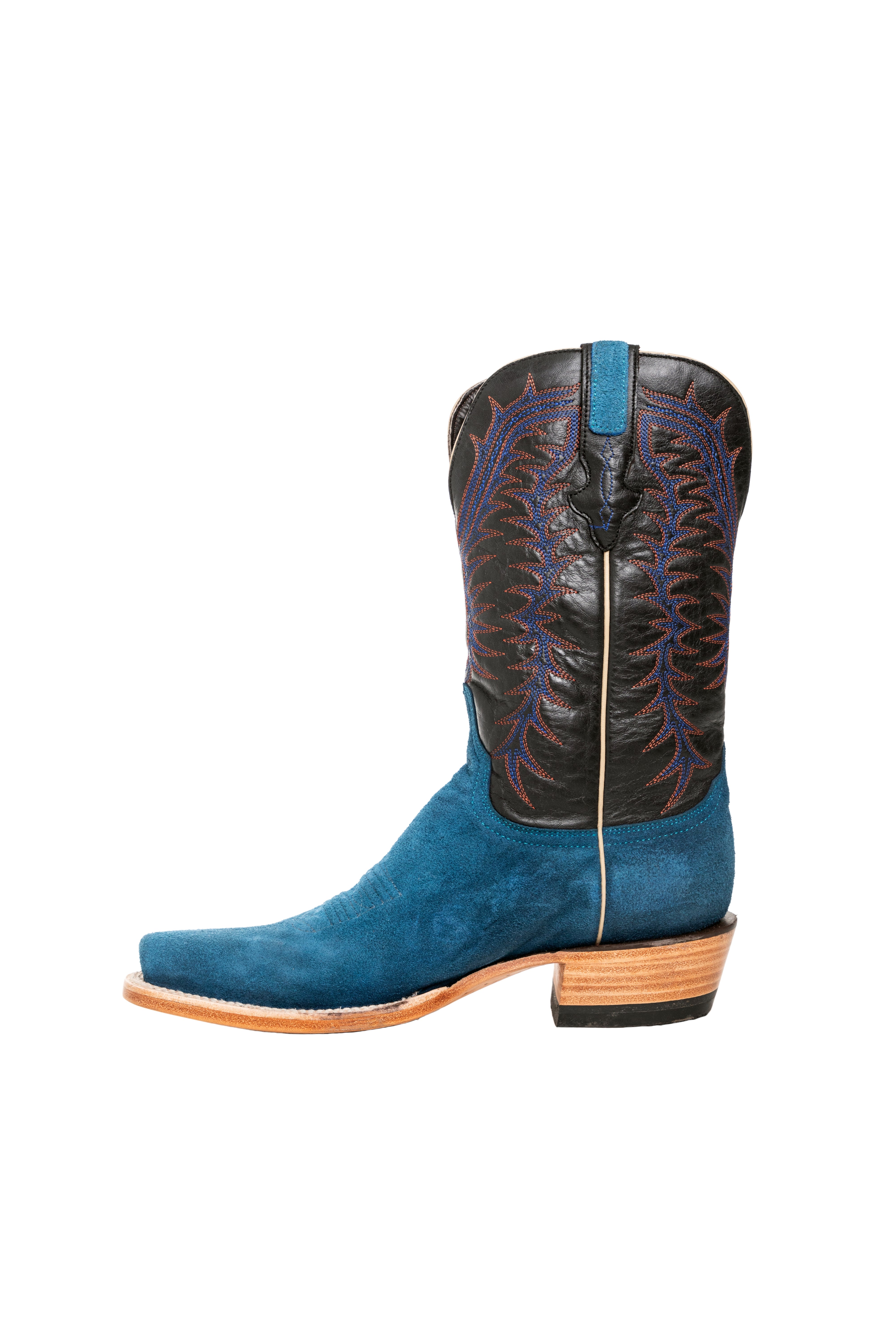 Resistol Boots - Rough Out Suede - Cutter Toe - Navy