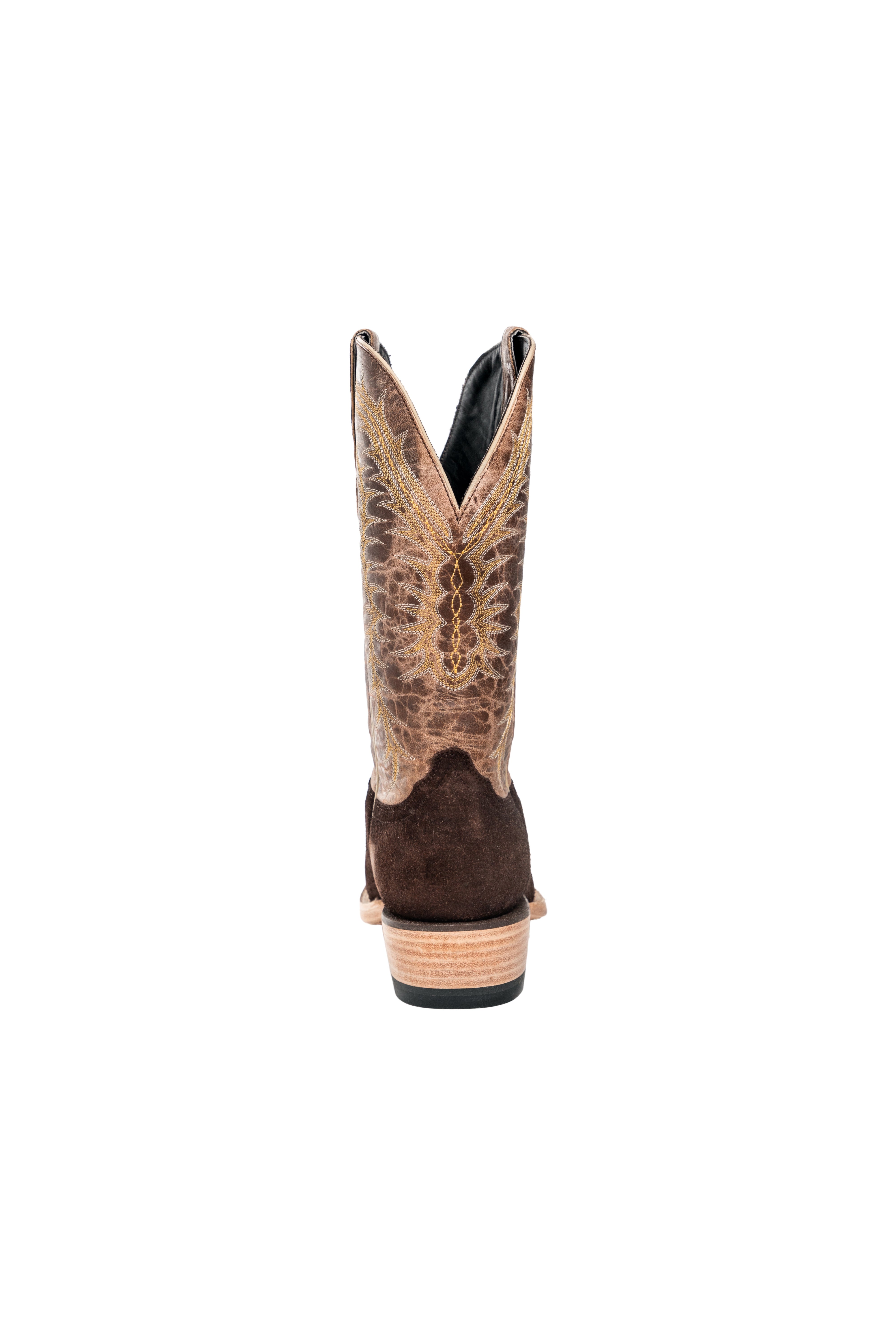 Resistol Boots - Rough Out Suede - Cutter Toe - Chocolate