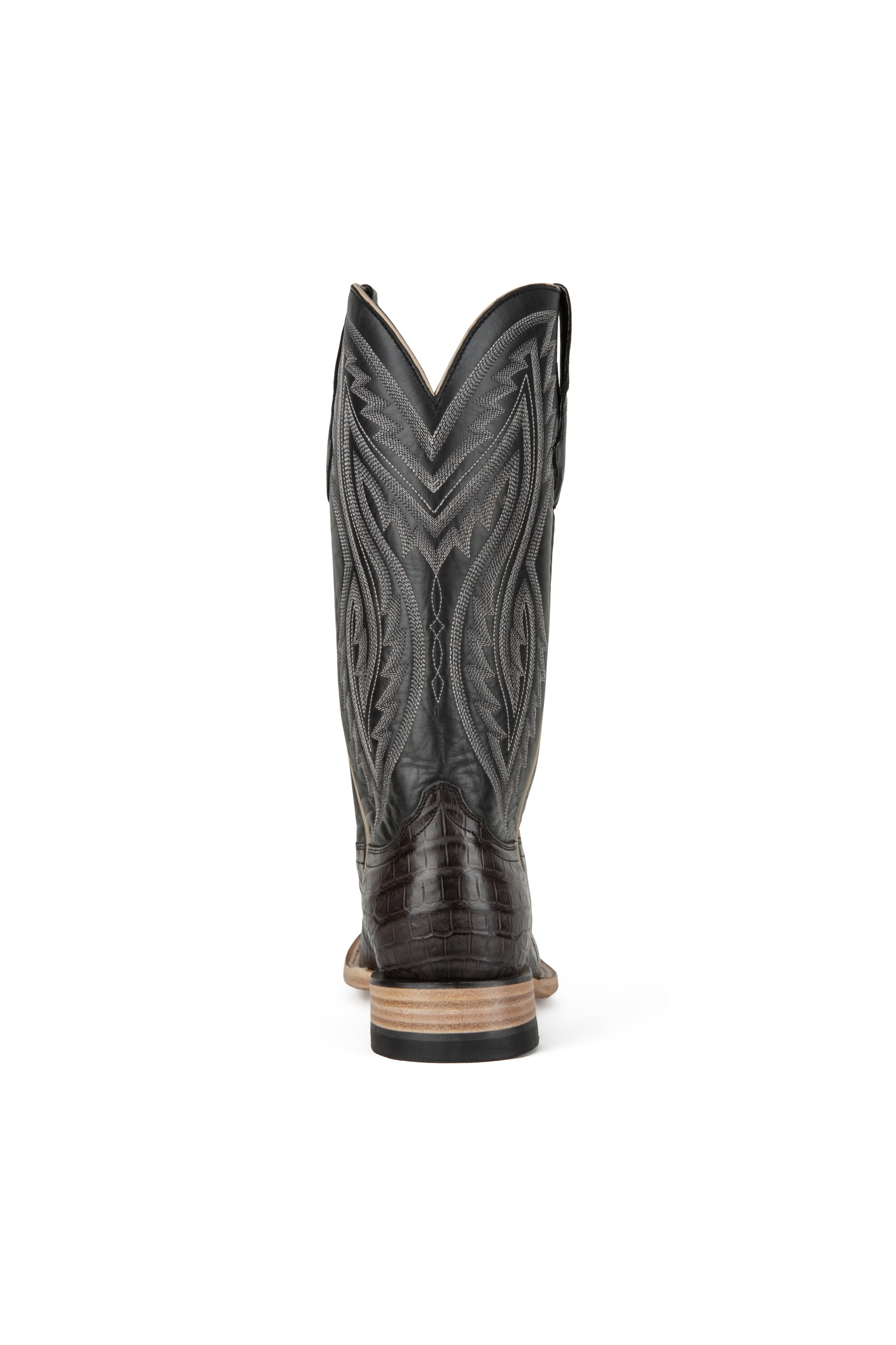 Resistol Boots - Caiman Belly - Square Toe - Grey